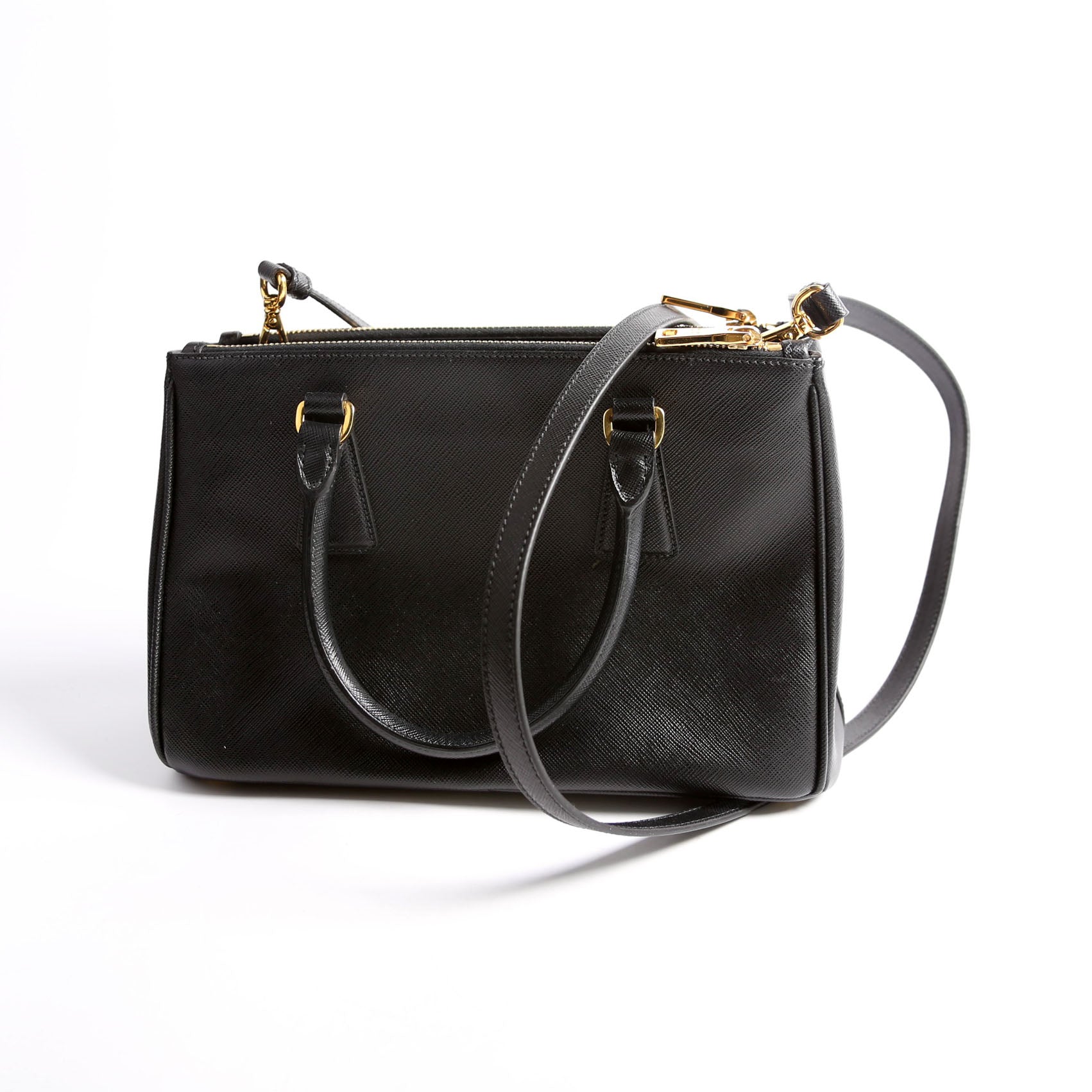 Saffiano Galleria Small Black