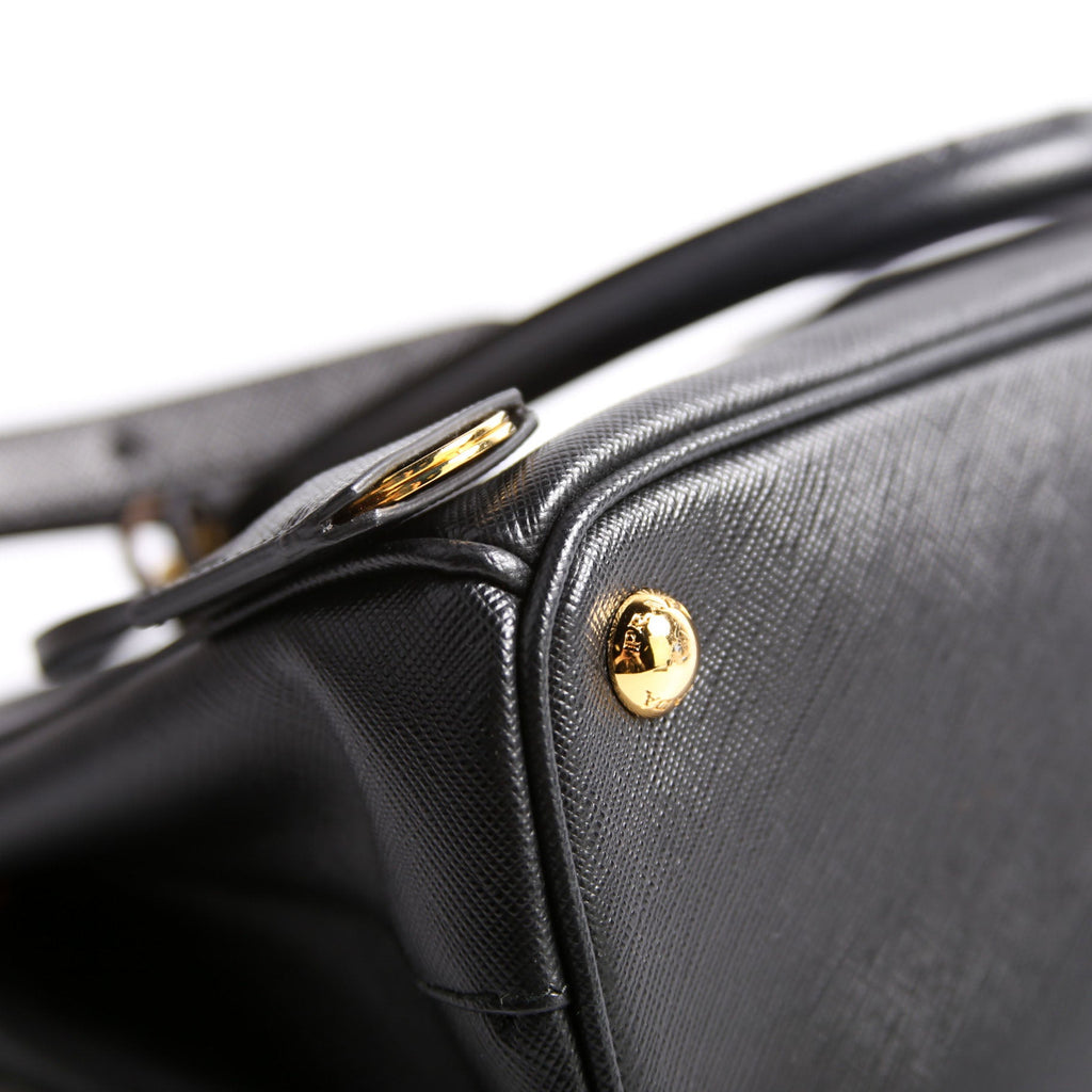 Saffiano Galleria Small Black