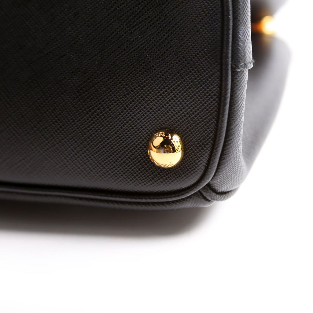 Saffiano Galleria Small Black