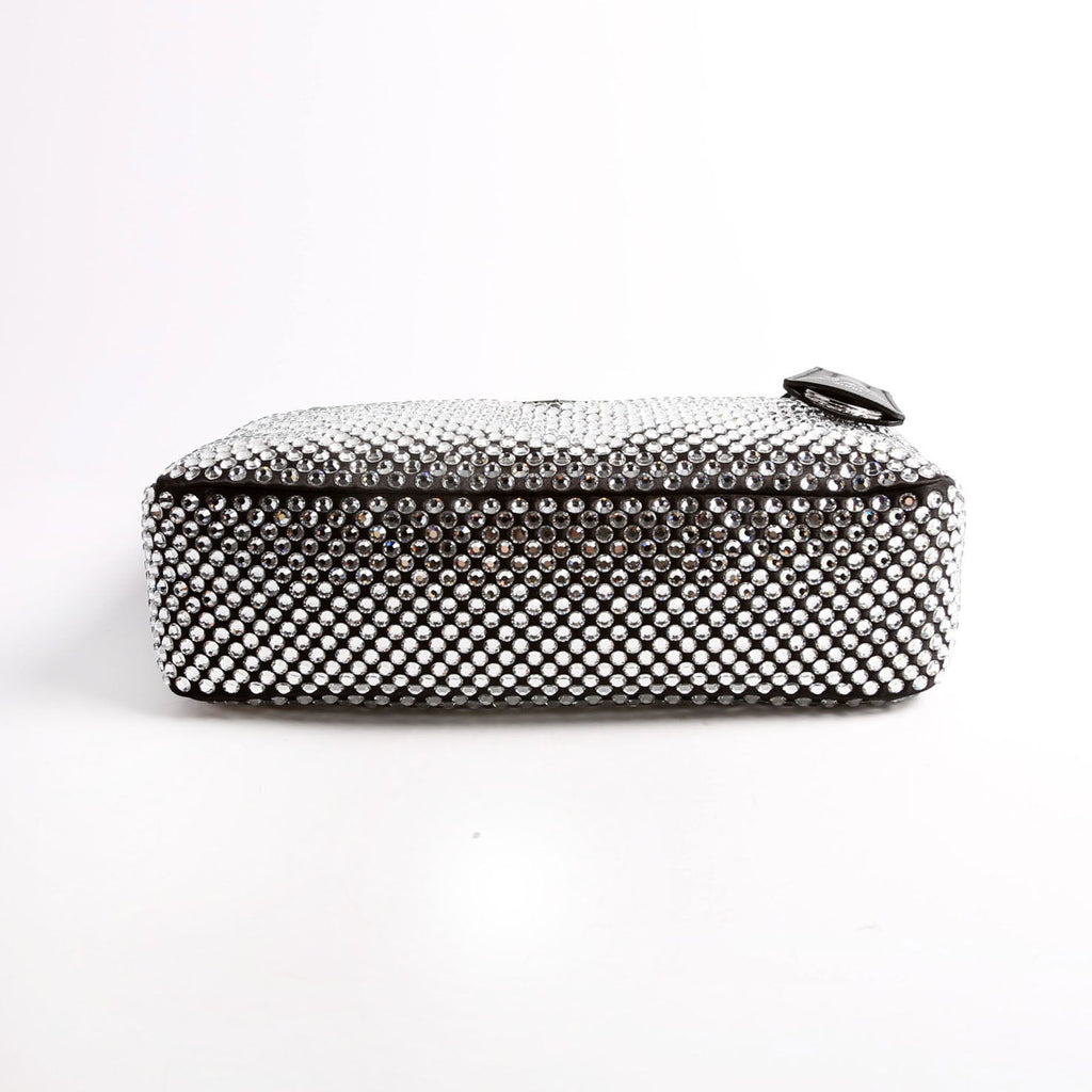 Prada 1BC515 Satin Crystal Re-Edition 2000 Mini Bag