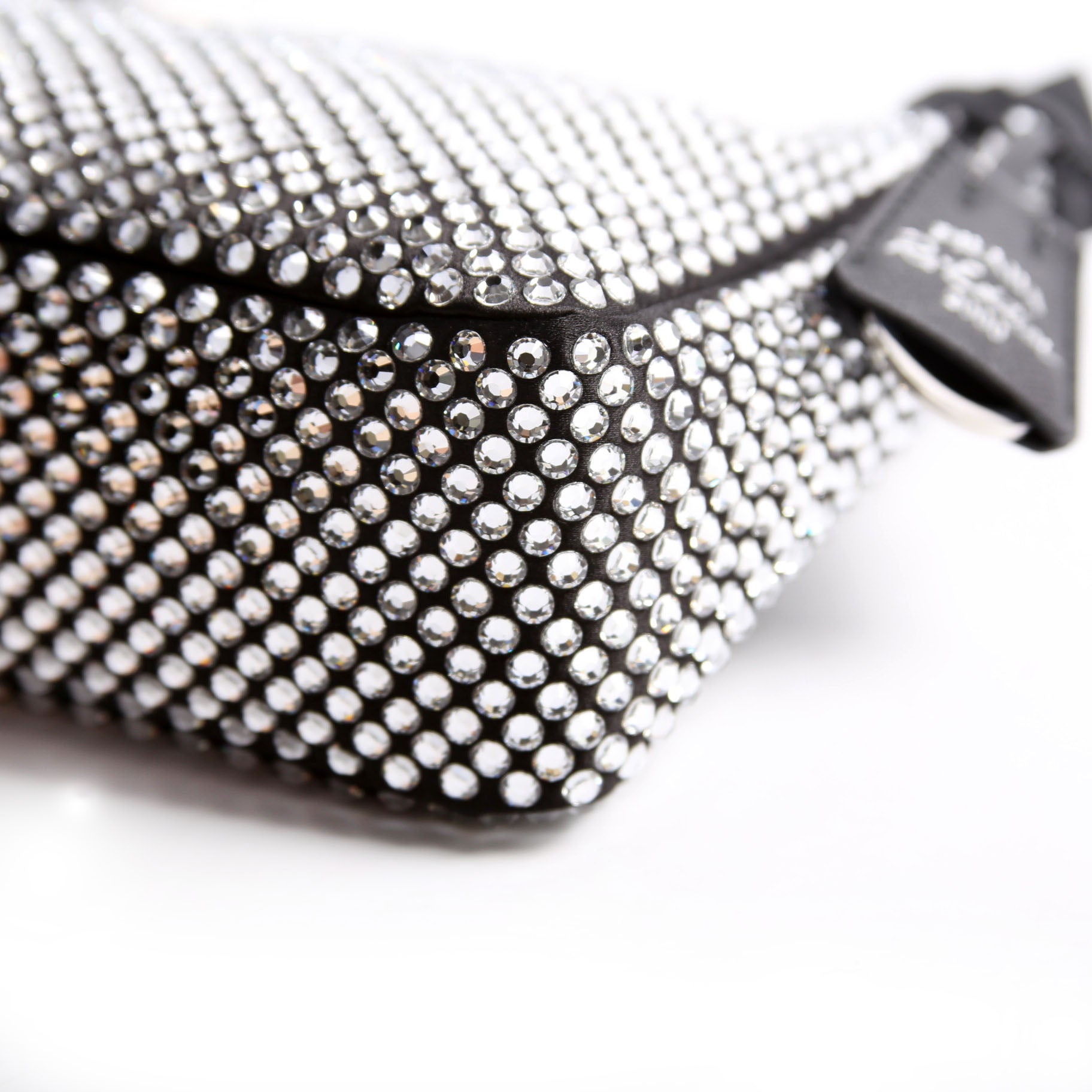Prada 1BC515 Satin Crystal Re-Edition 2000 Mini Bag