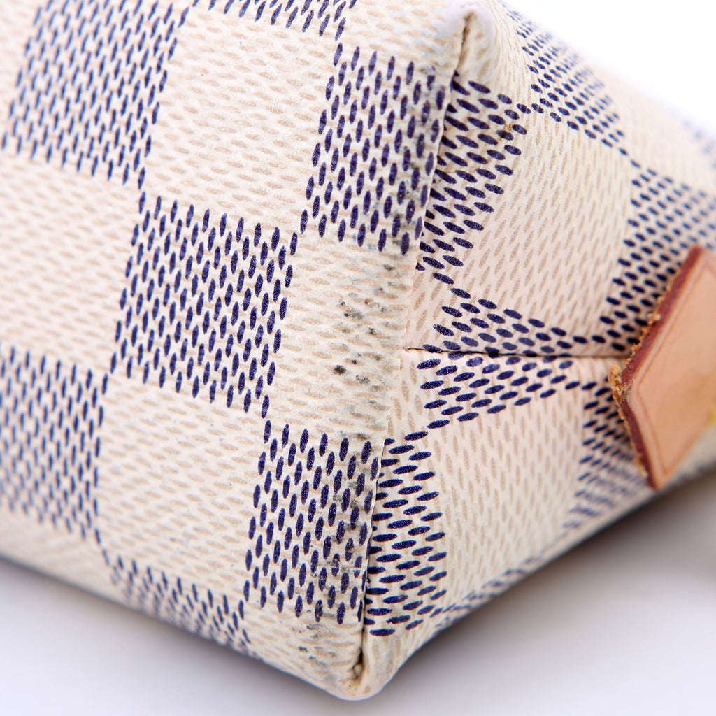 Cosmetic Pouch PM Damier Azur