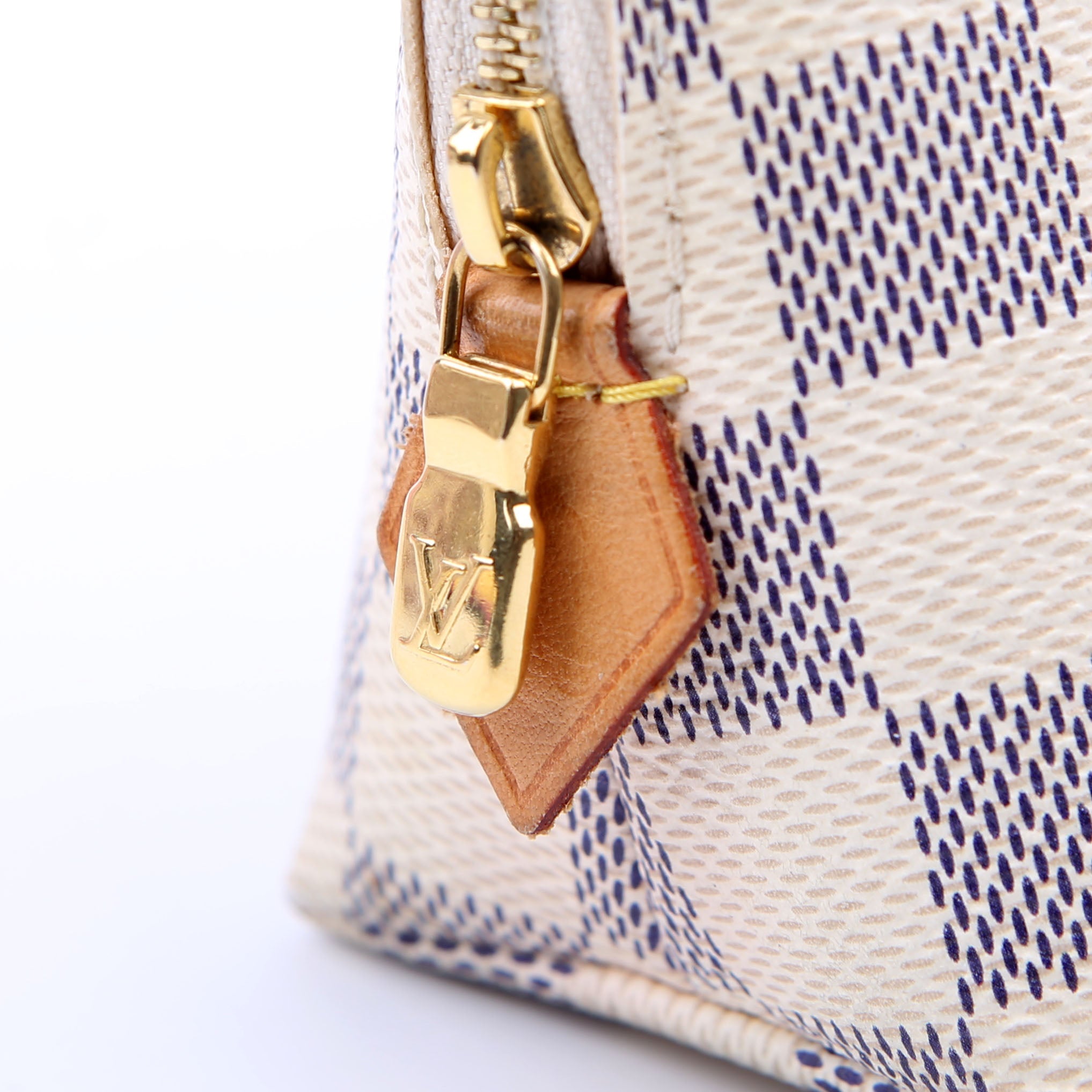 Cosmetic Pouch PM Damier Azur