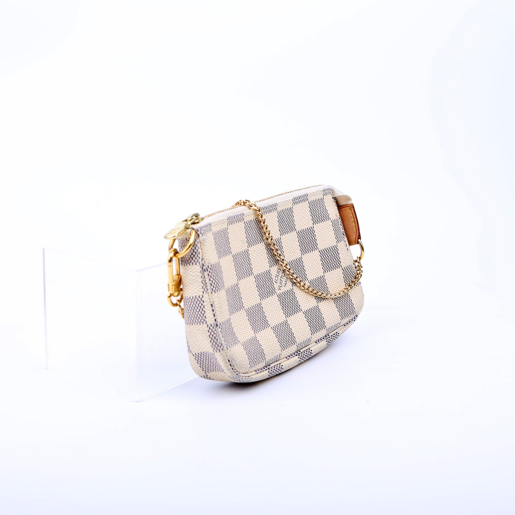 Pochette Accessories Mini Damier Azur