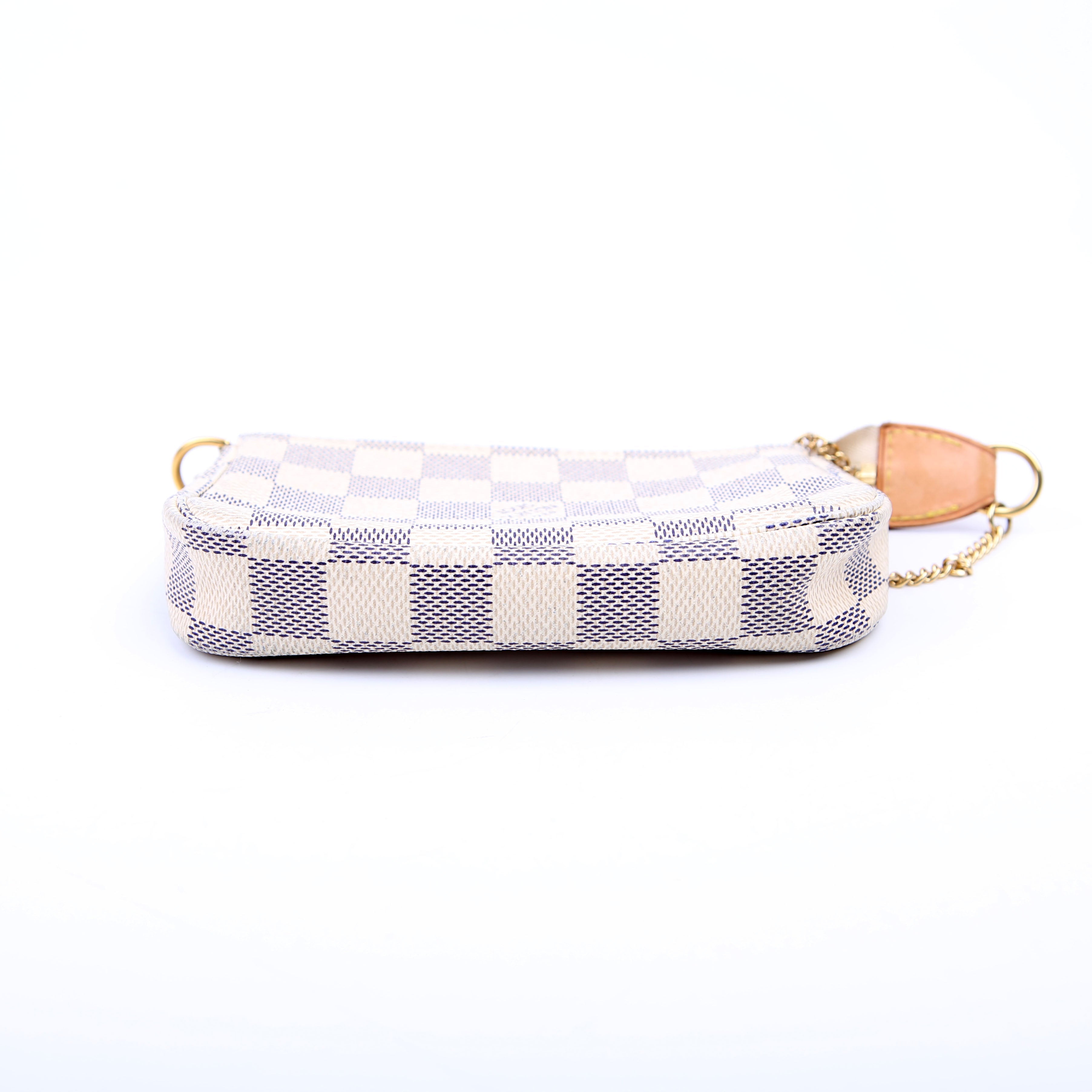 Pochette Accessories Mini Damier Azur