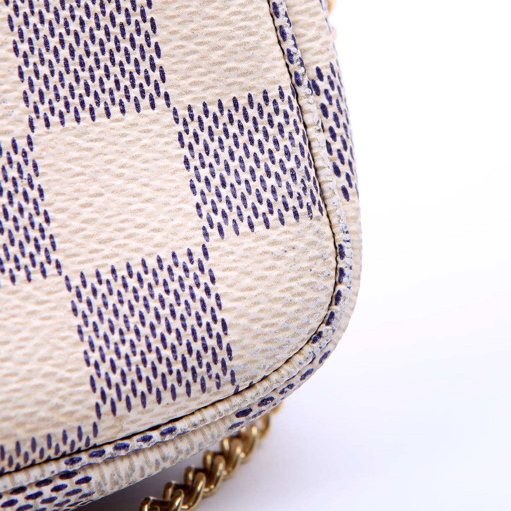 Pochette Accessories Mini Damier Azur