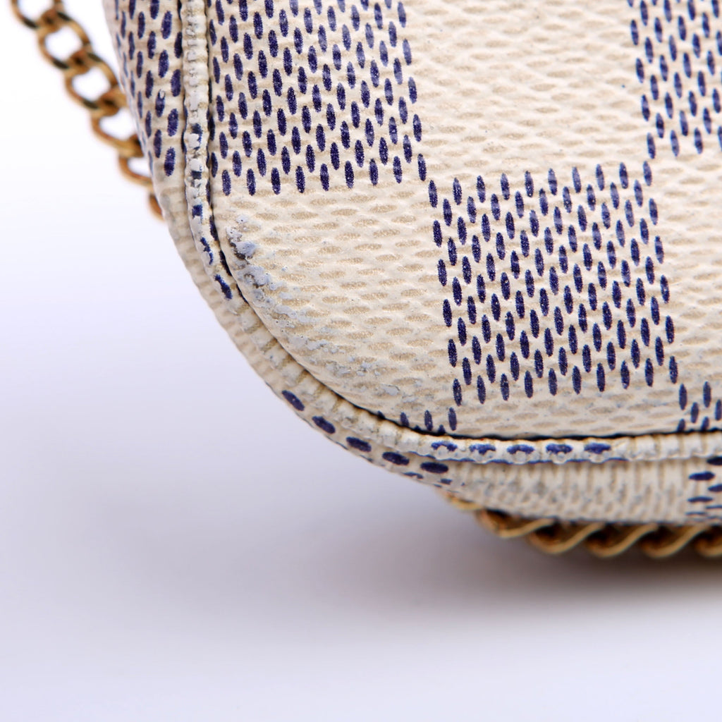 Pochette Accessories Mini Damier Azur