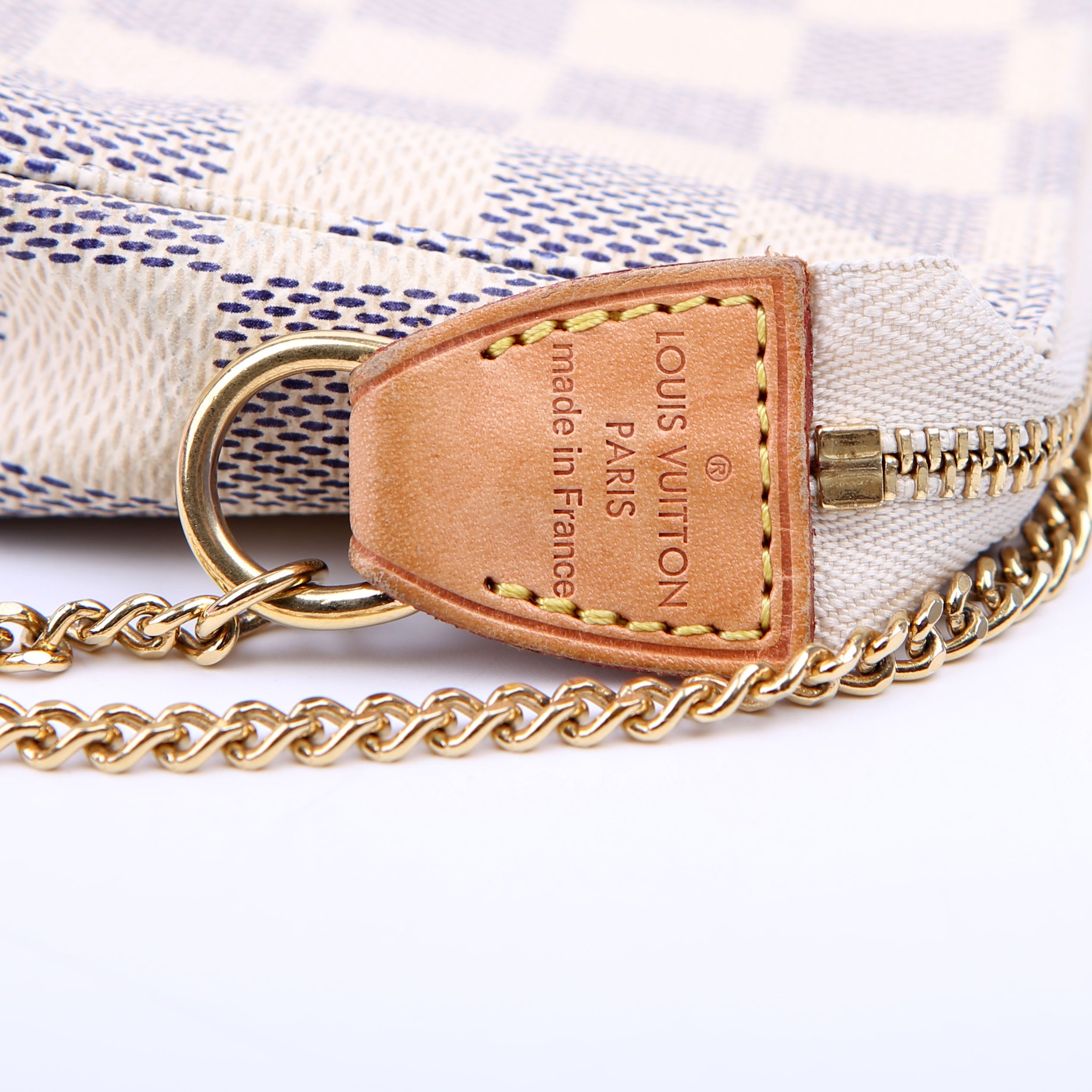 Pochette Accessories Mini Damier Azur