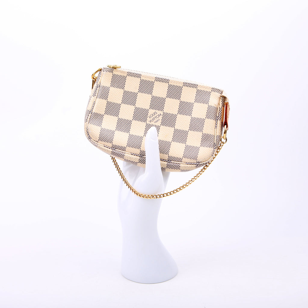 Pochette Accessories Mini Damier Azur