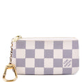 Pochette Cles Damier Azur