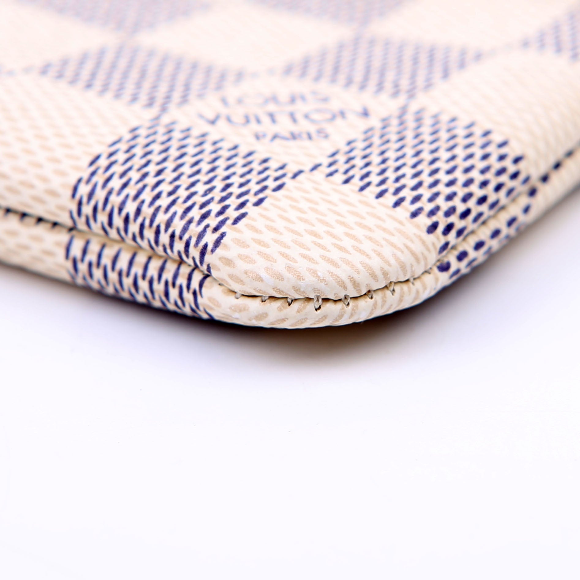 Pochette Cles Damier Azur