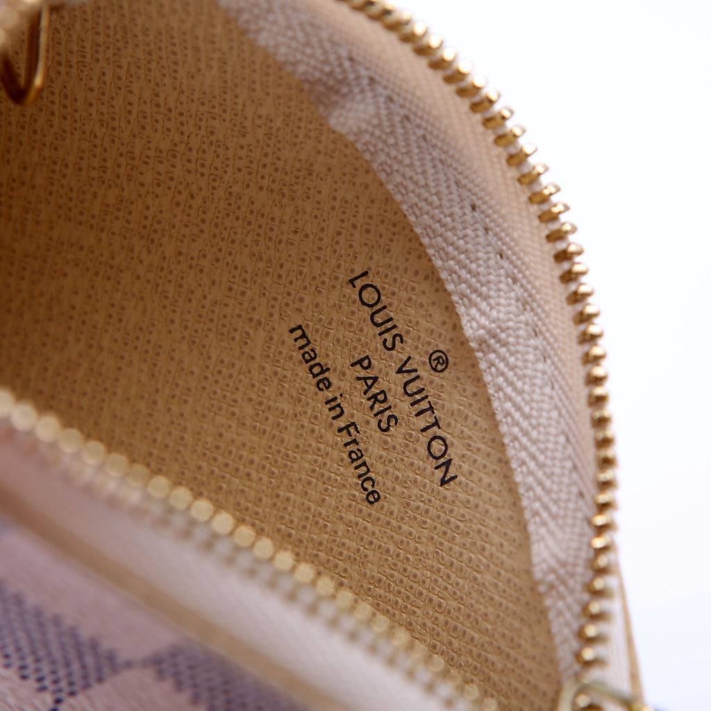 Pochette Cles Damier Azur