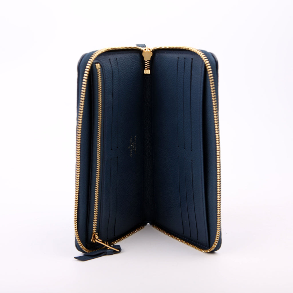 Zippy Organizer Wallet Empreinte Blue
