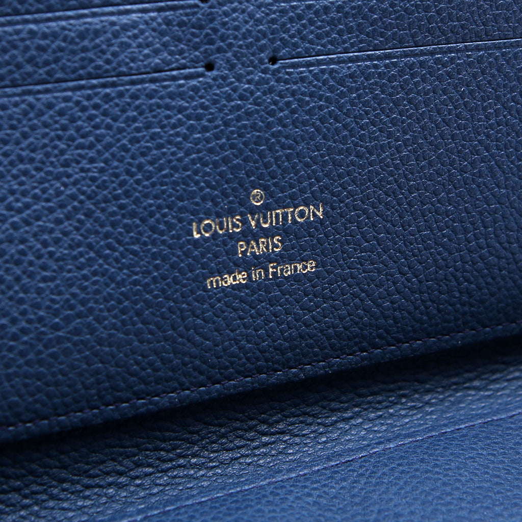 Zippy Organizer Wallet Empreinte Blue
