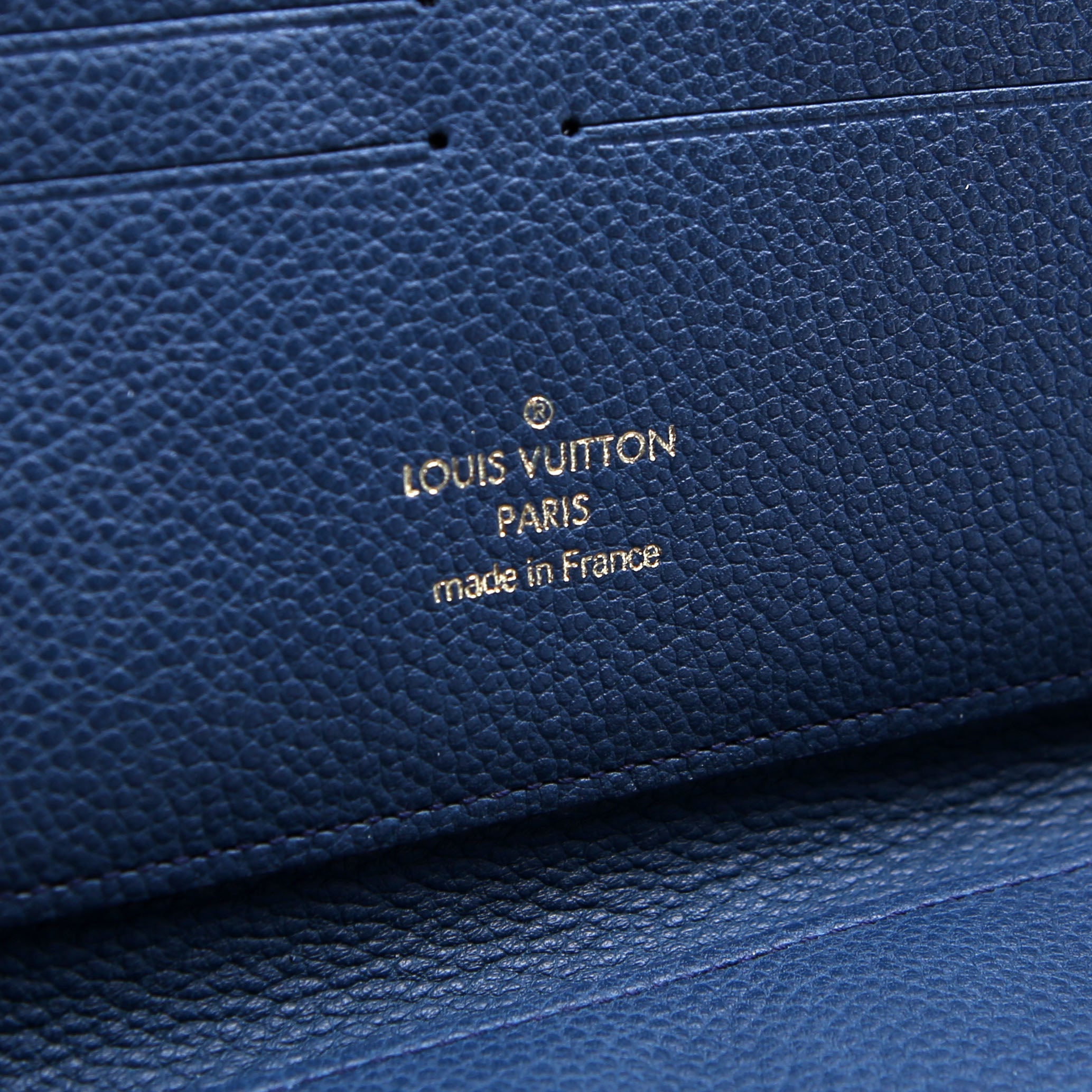 Zippy Organizer Wallet Empreinte Blue