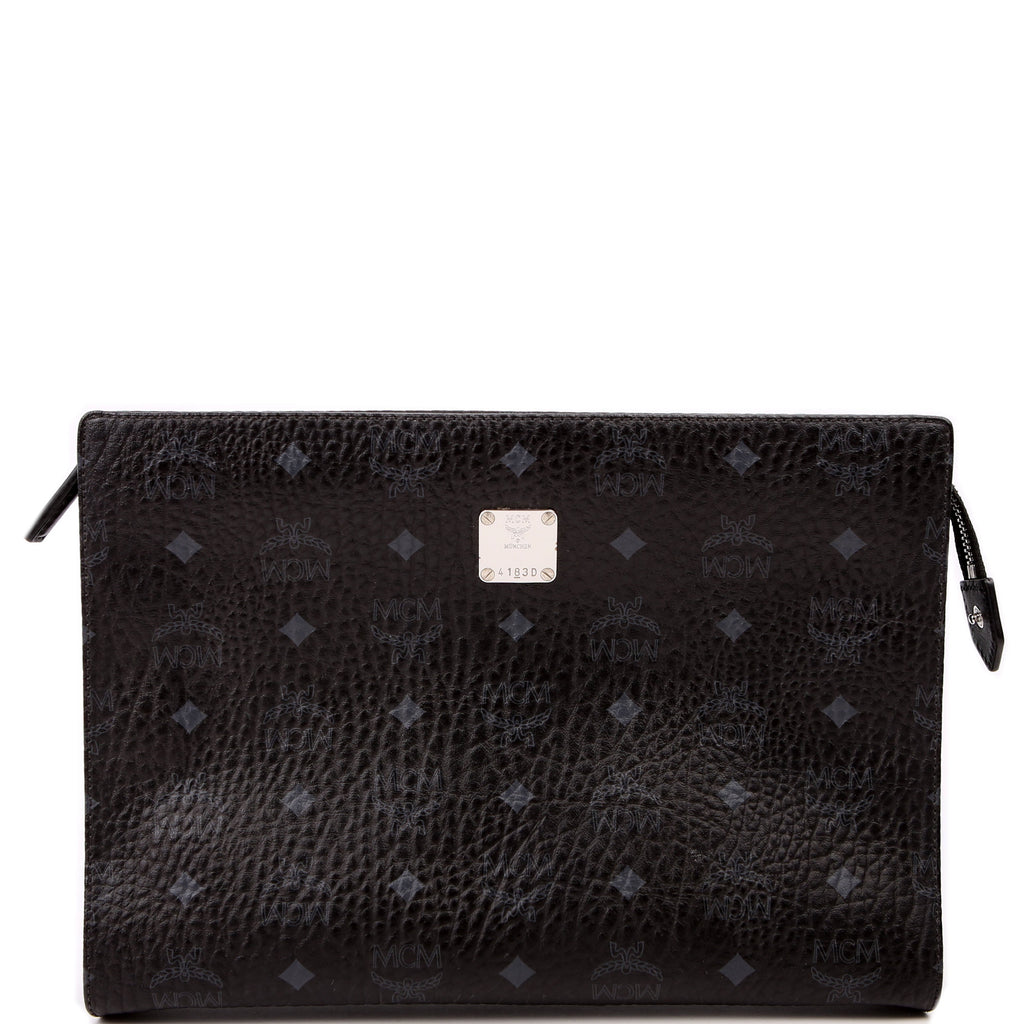 Visetos Large Zip Pouch Black
