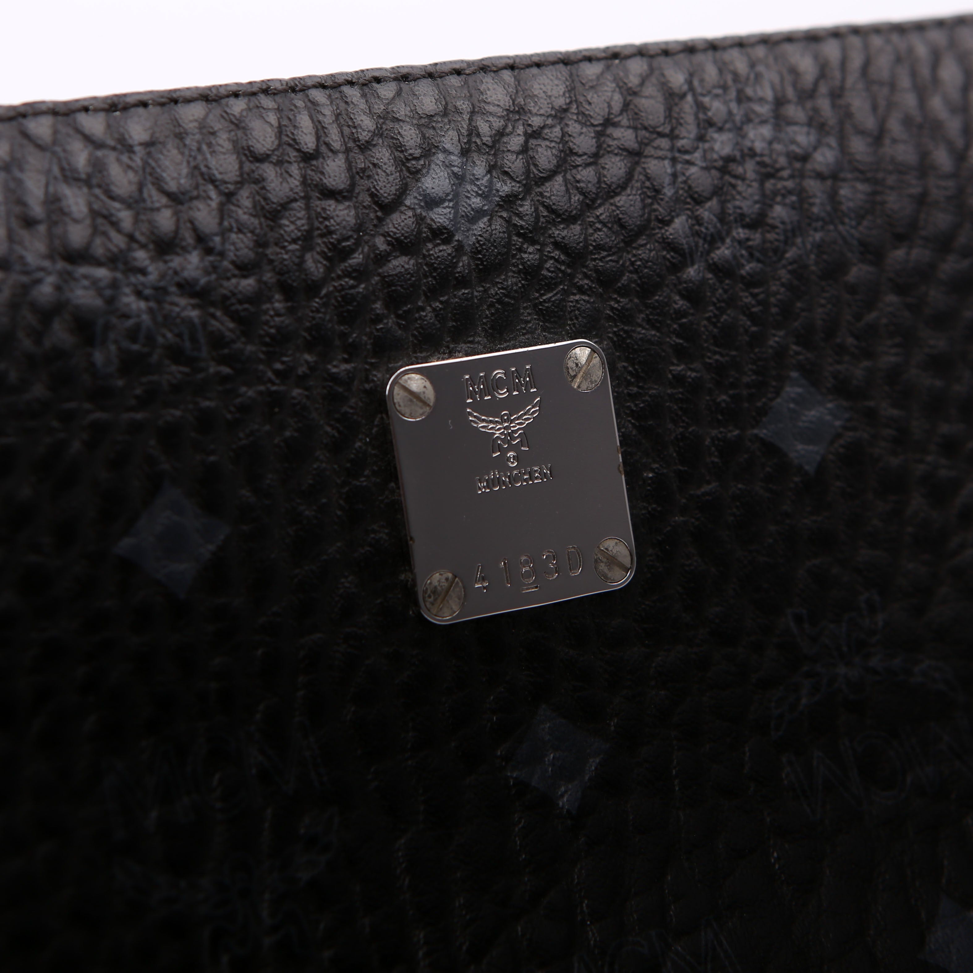 Visetos Large Zip Pouch Black