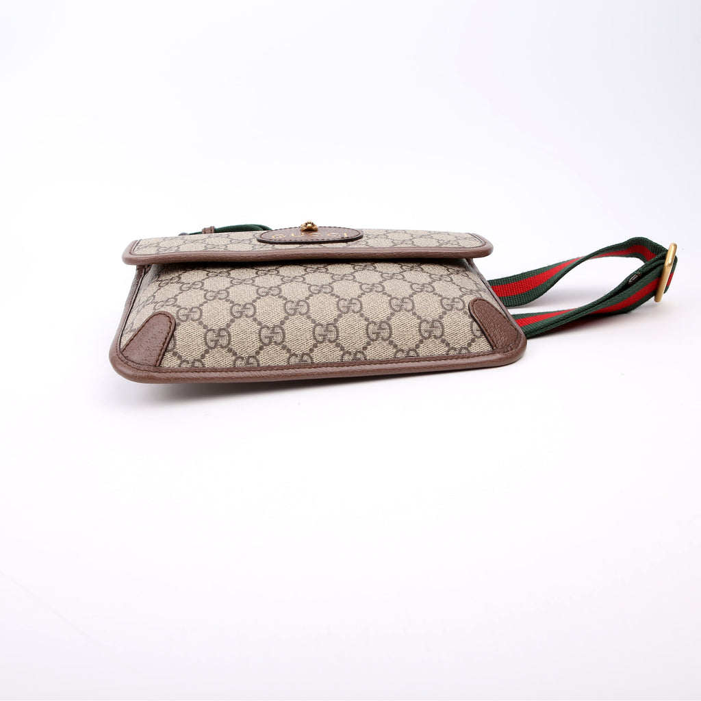 Gucci 493930 GG Supreme Neo Web Belt