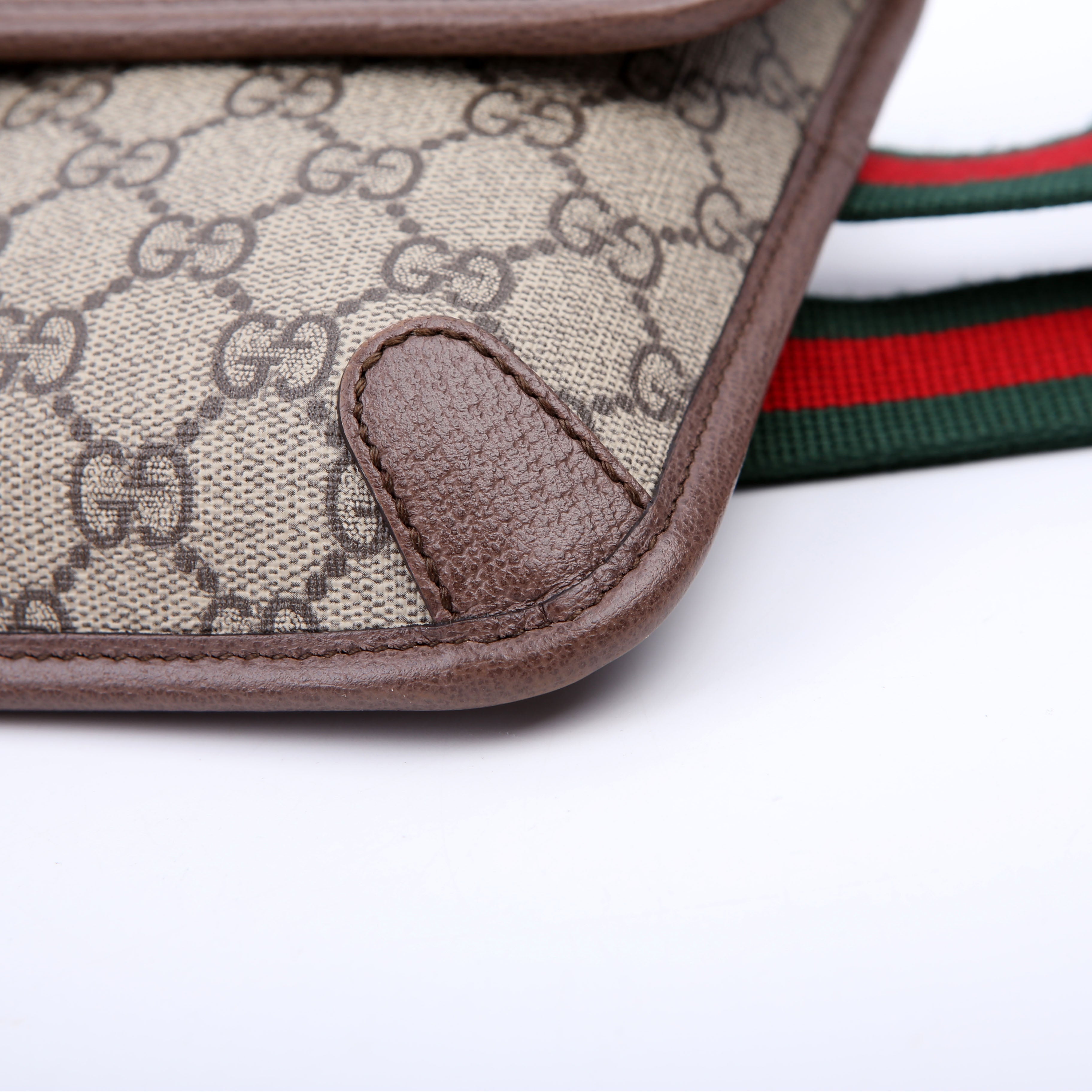 Gucci 493930 GG Supreme Neo Web Belt