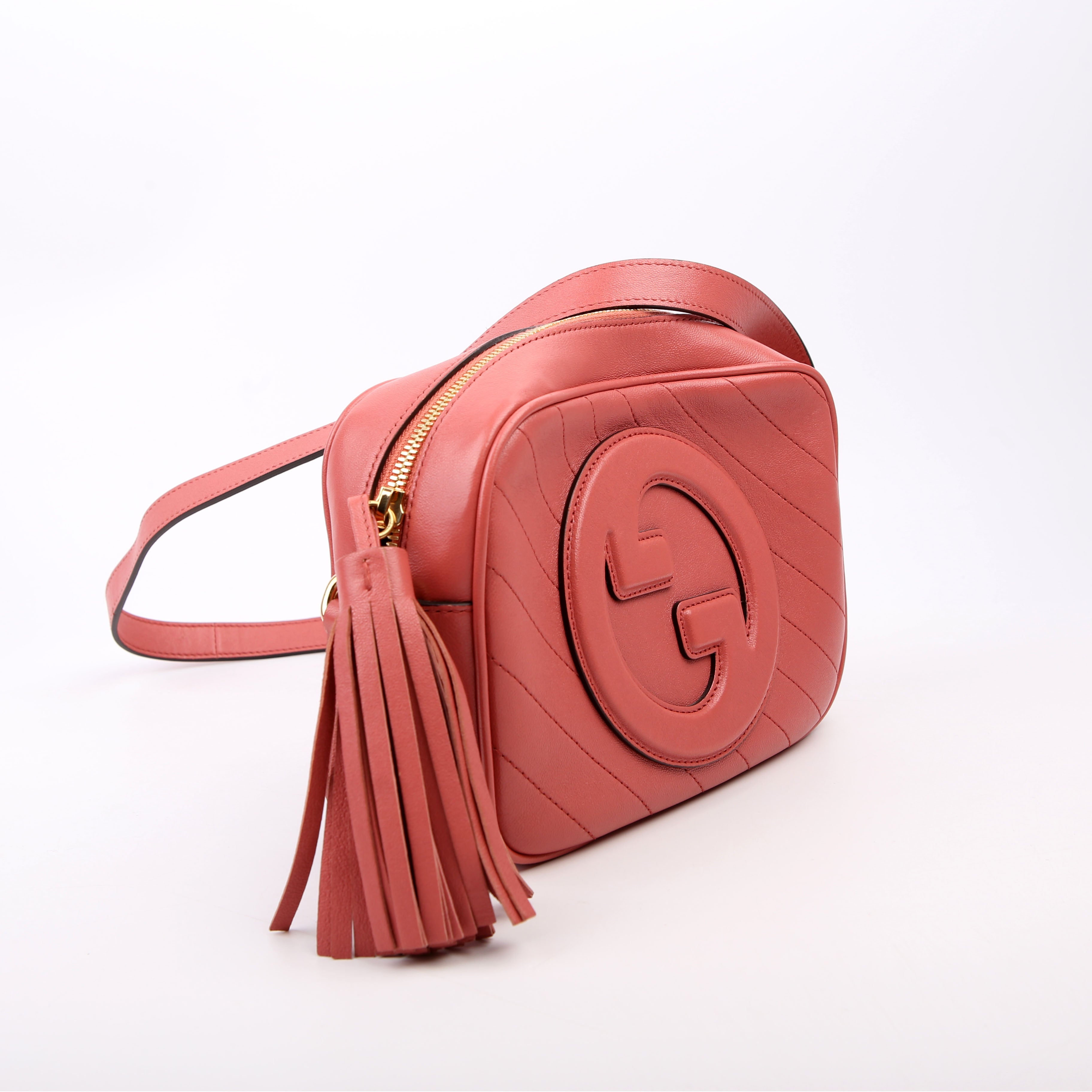 Gucci 742360 Blondie Small Shoulder Bag Pink