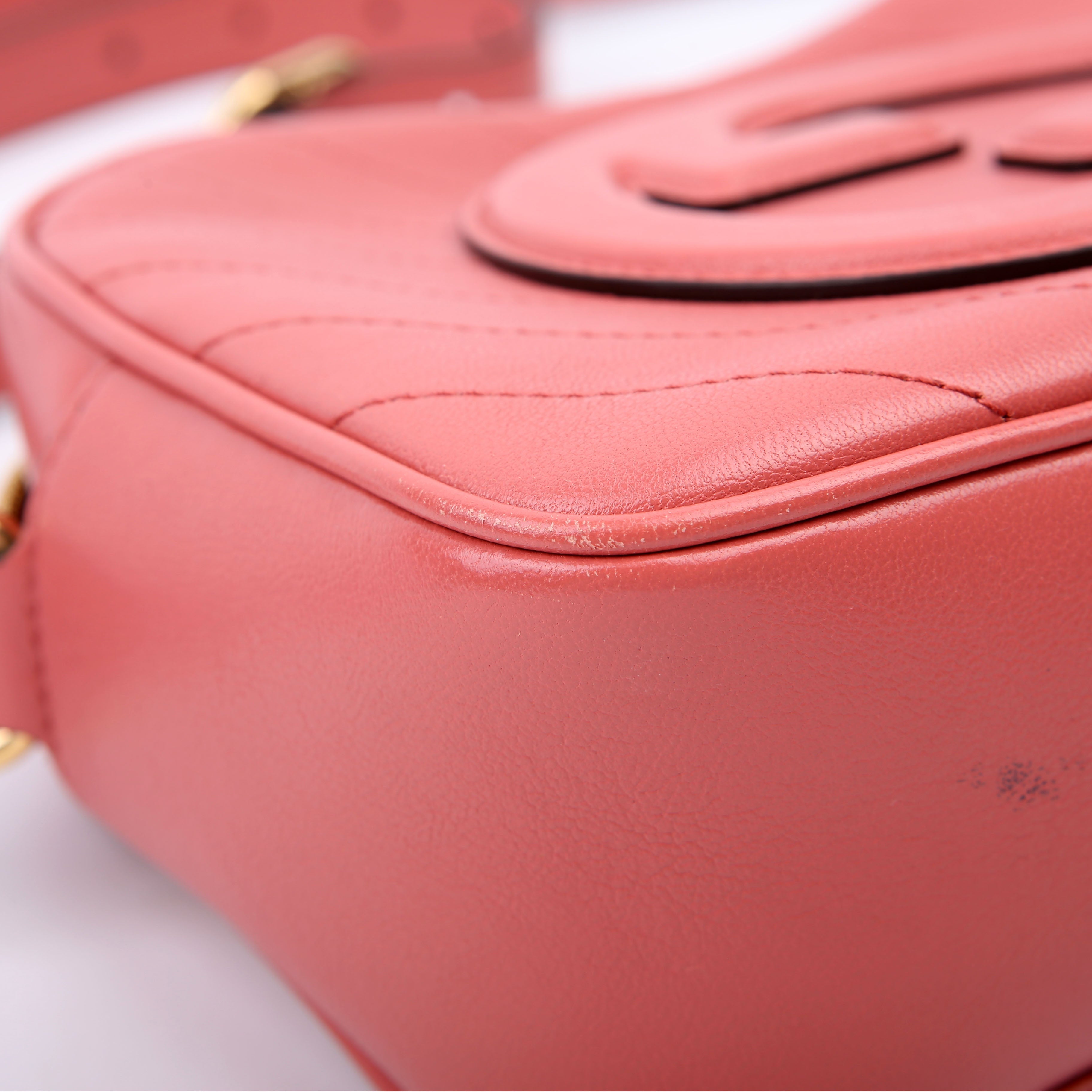 Gucci 742360 Blondie Small Shoulder Bag Pink