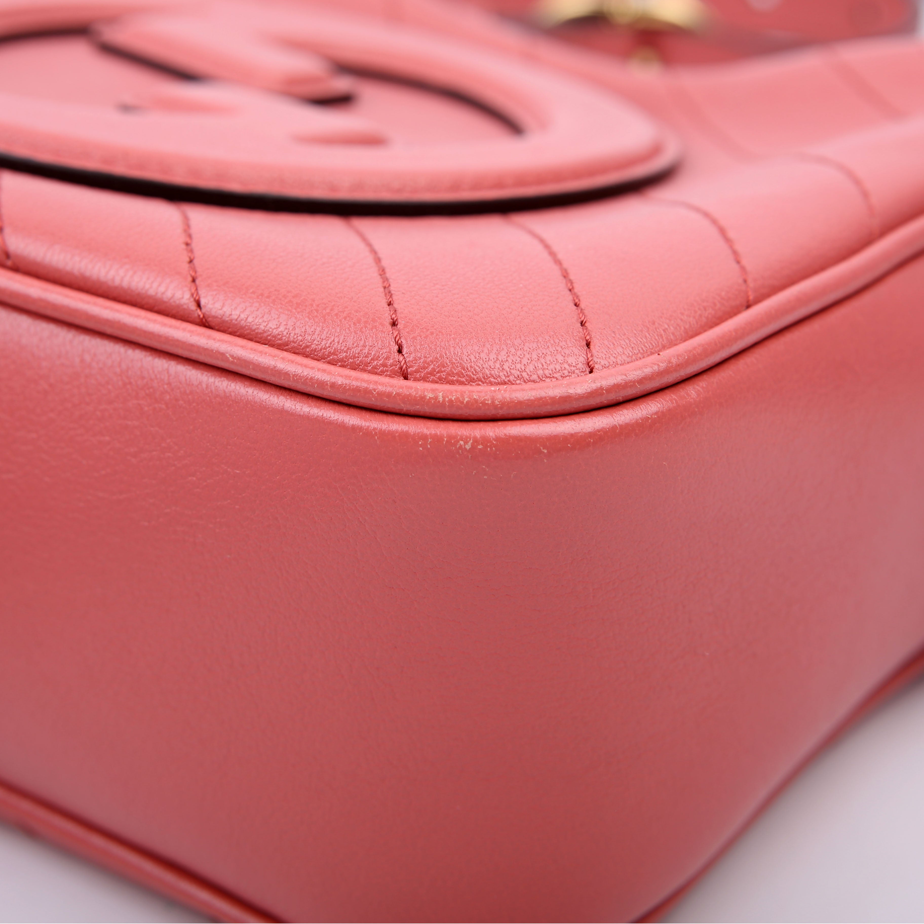 Gucci 742360 Blondie Small Shoulder Bag Pink