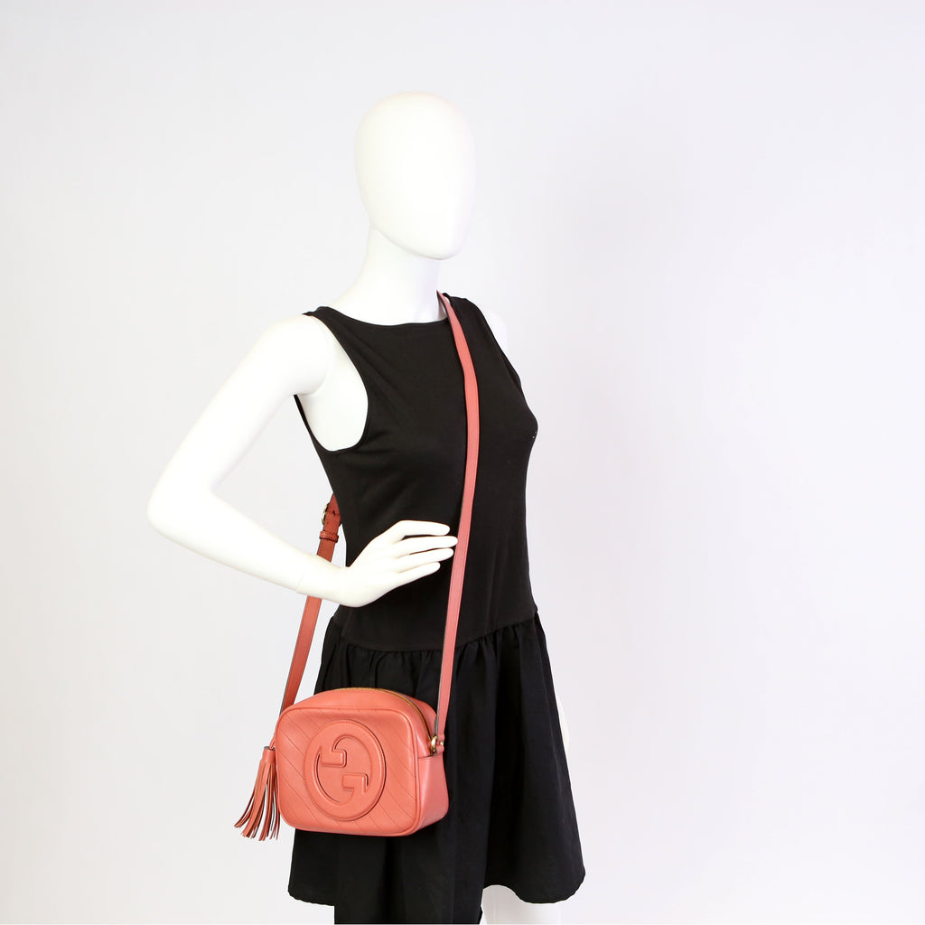 Gucci 742360 Blondie Small Shoulder Bag Pink