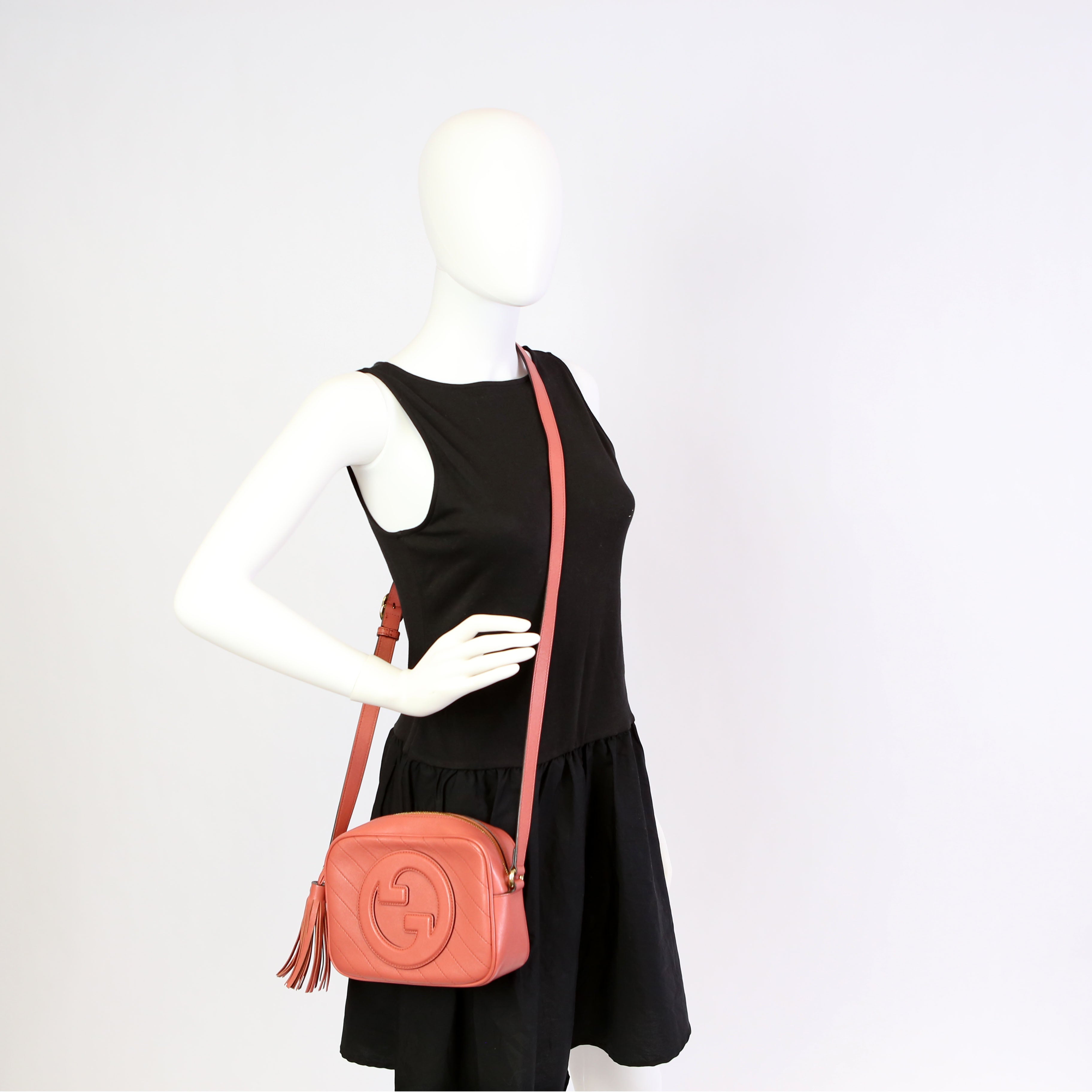 Gucci 742360 Blondie Small Shoulder Bag Pink