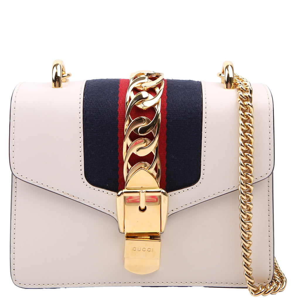 431666 Sylvie Mini Shoulder Bag Leather