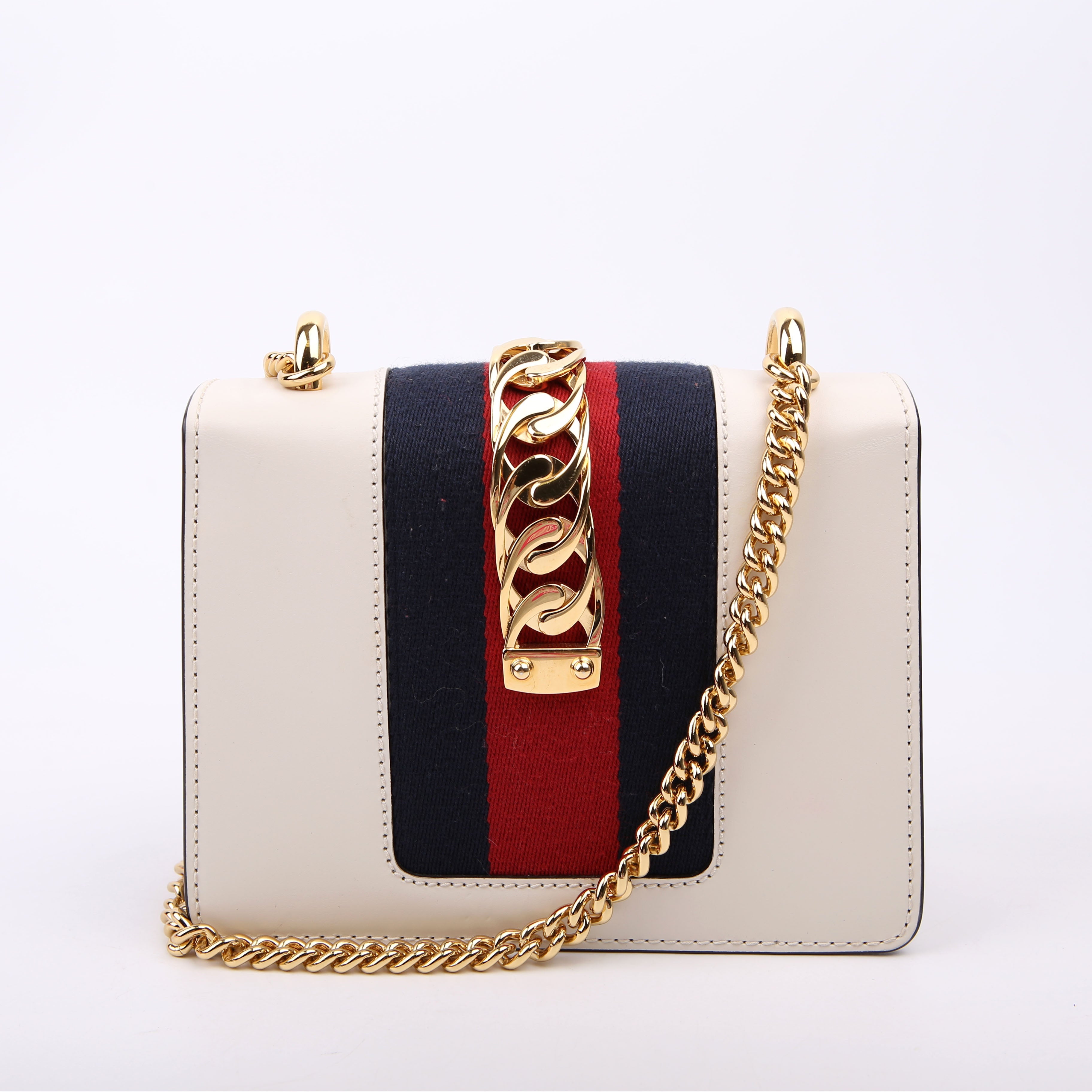 431666 Sylvie Mini Shoulder Bag Leather