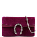 Gucci 476432 Dionysus Velvet Super Mini Purple