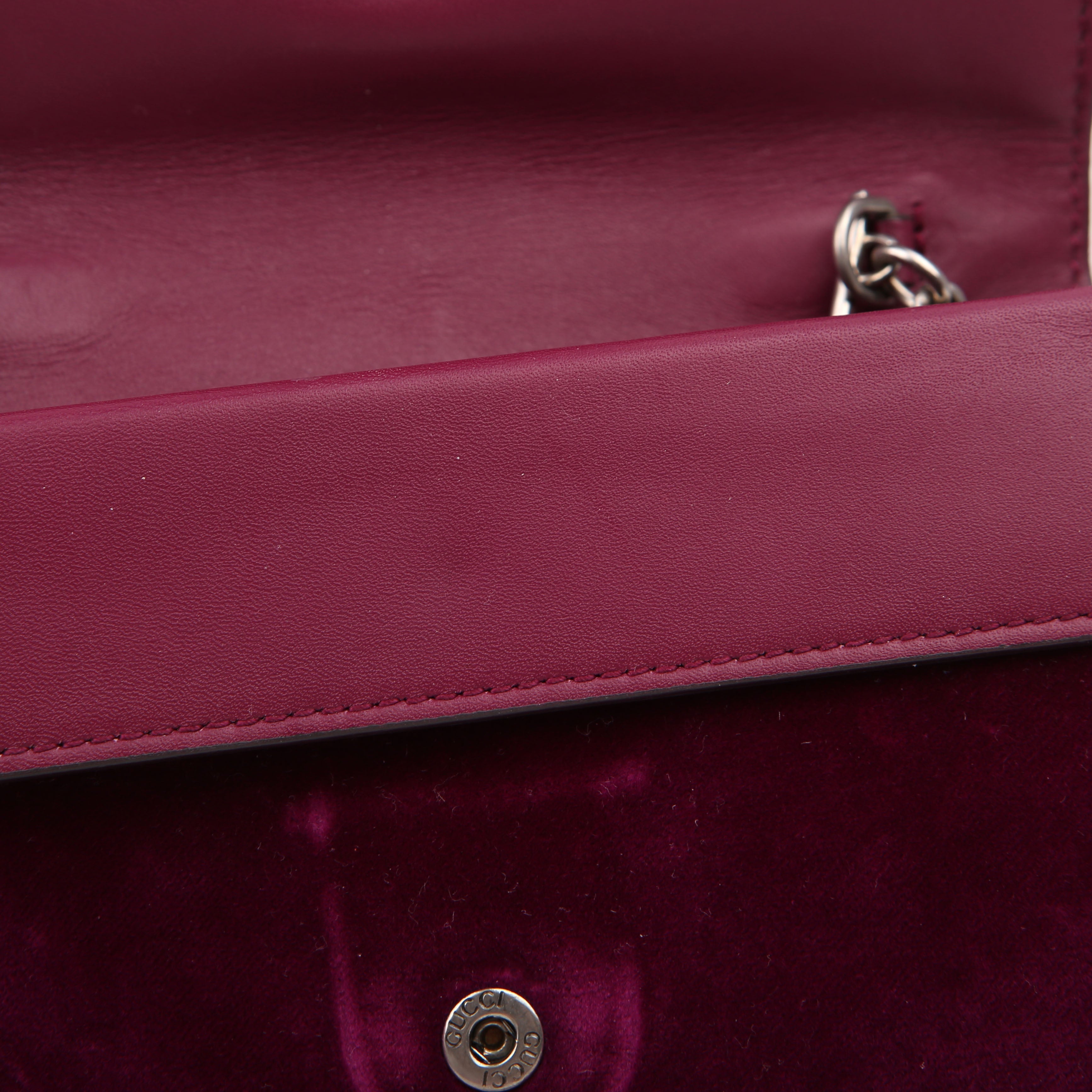 Gucci 476432 Dionysus Velvet Super Mini Purple