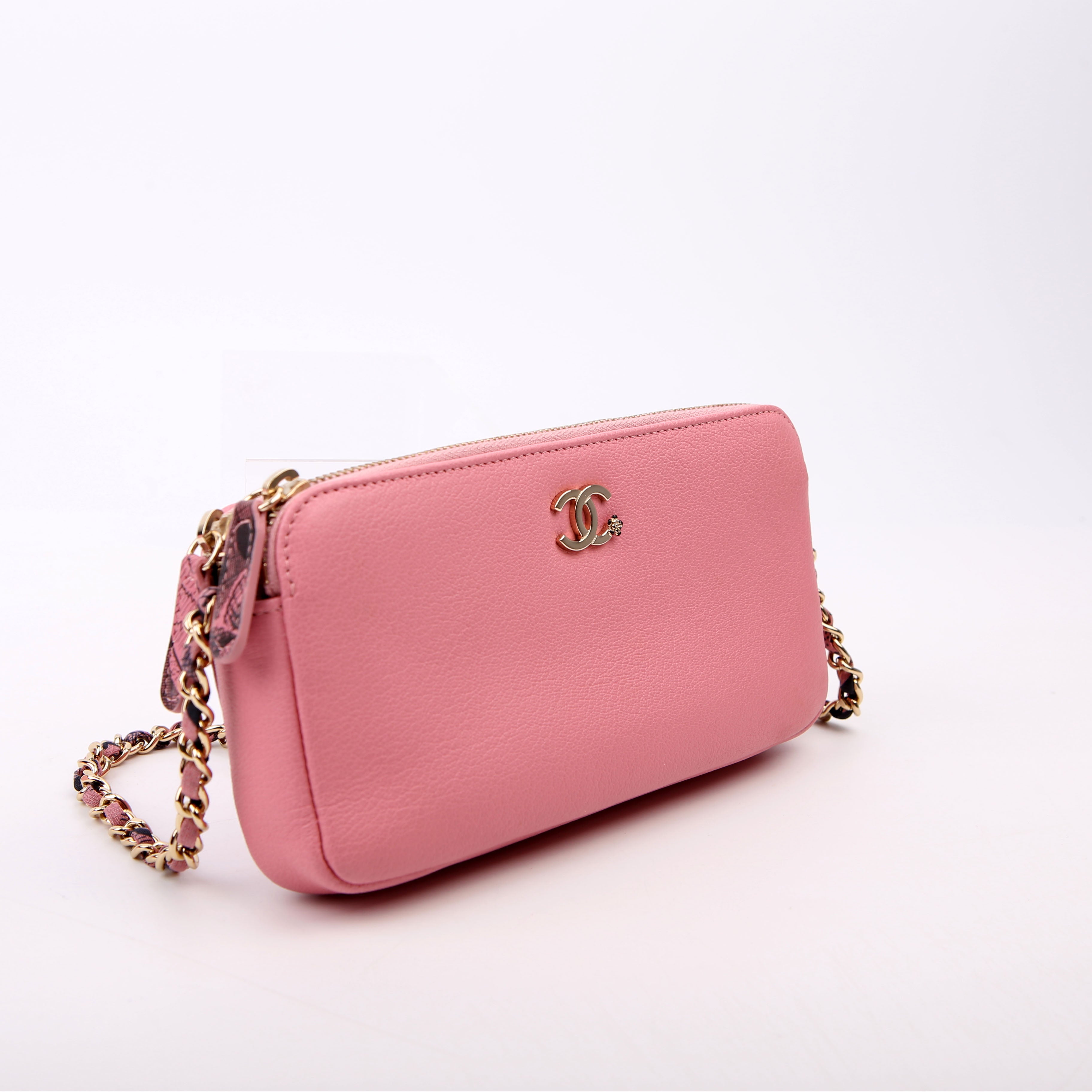 Double Zip WOC Pink