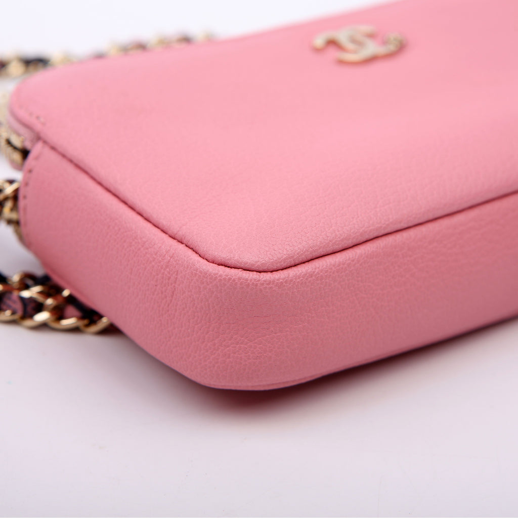 Double Zip WOC Pink