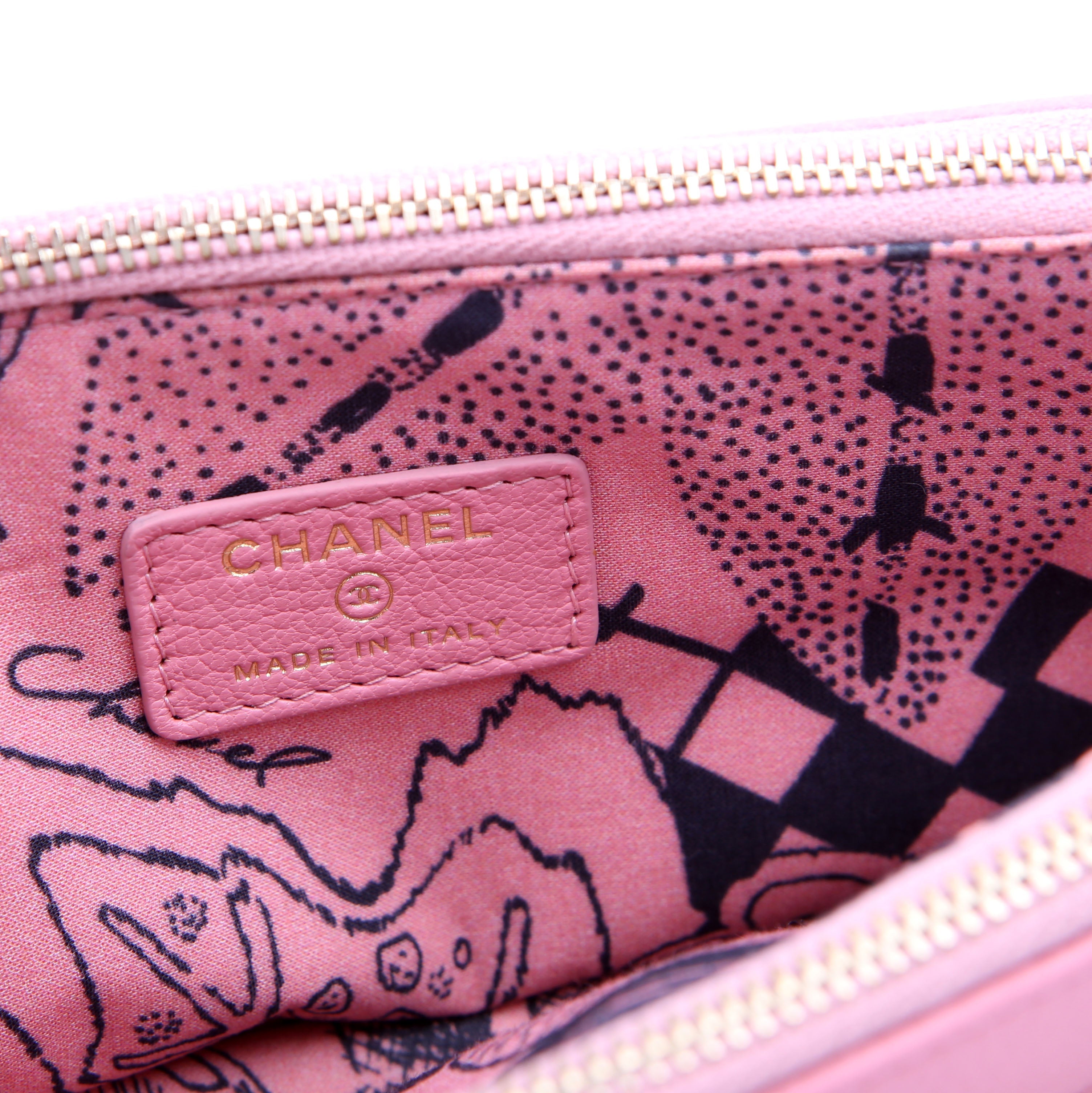 Double Zip WOC Pink
