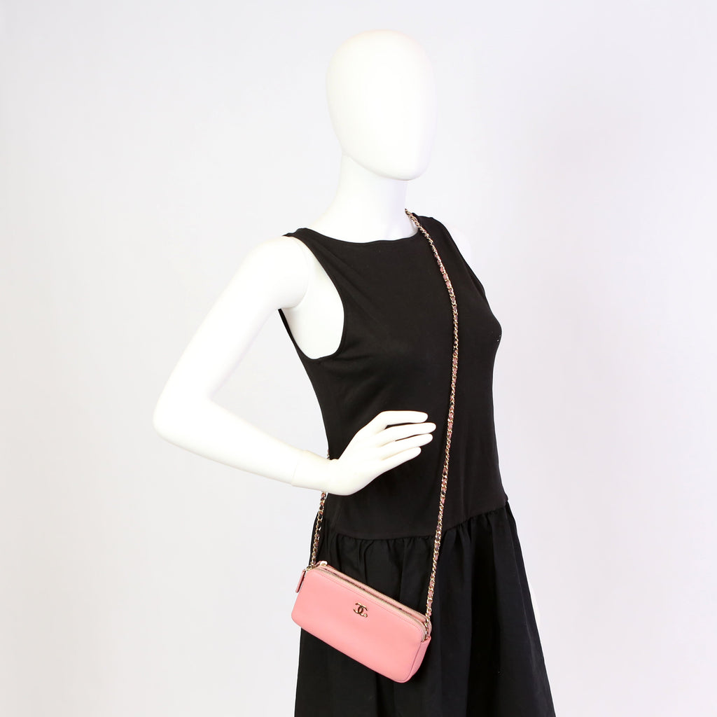 Double Zip WOC Pink