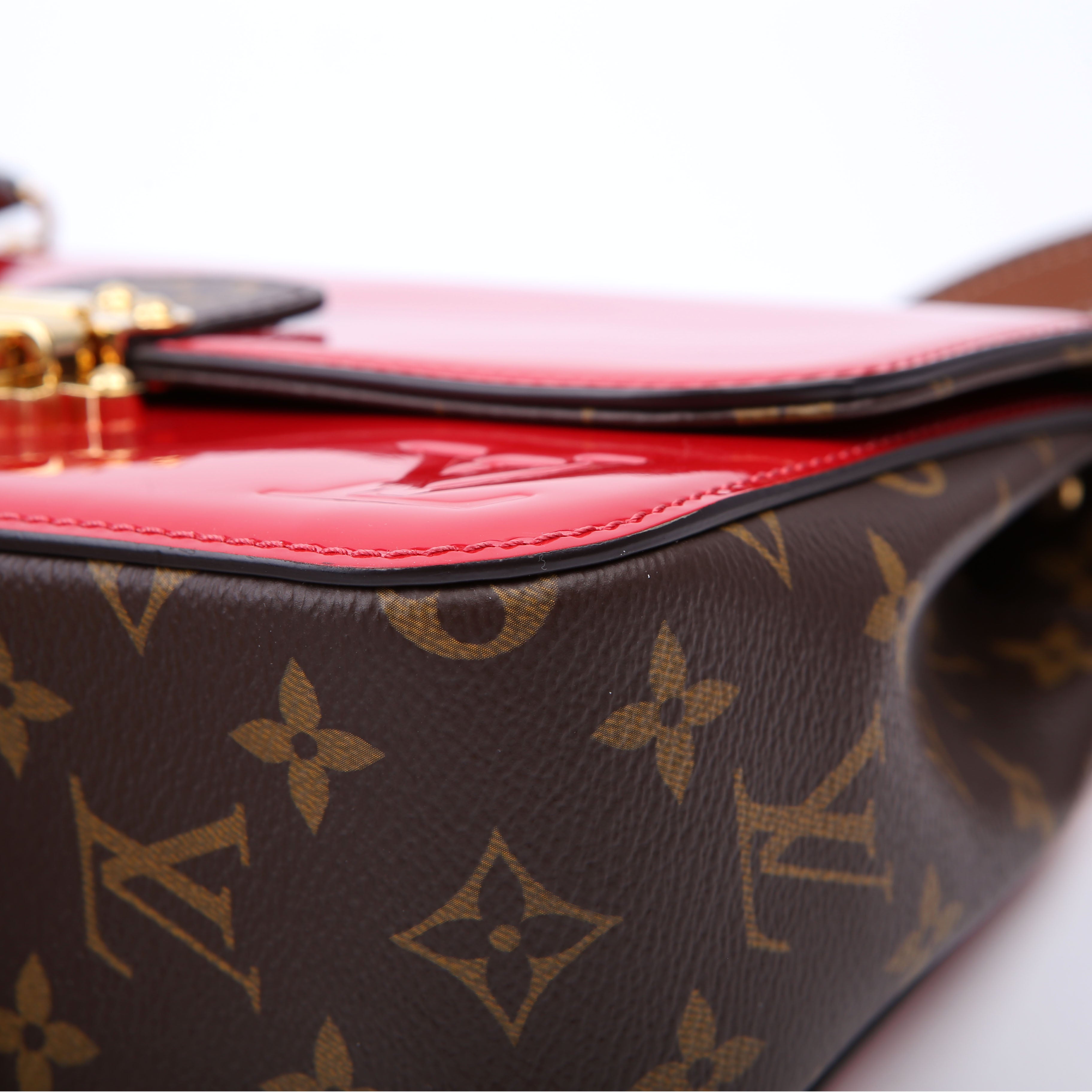 Cherrywood BB Patent/Monogram Red