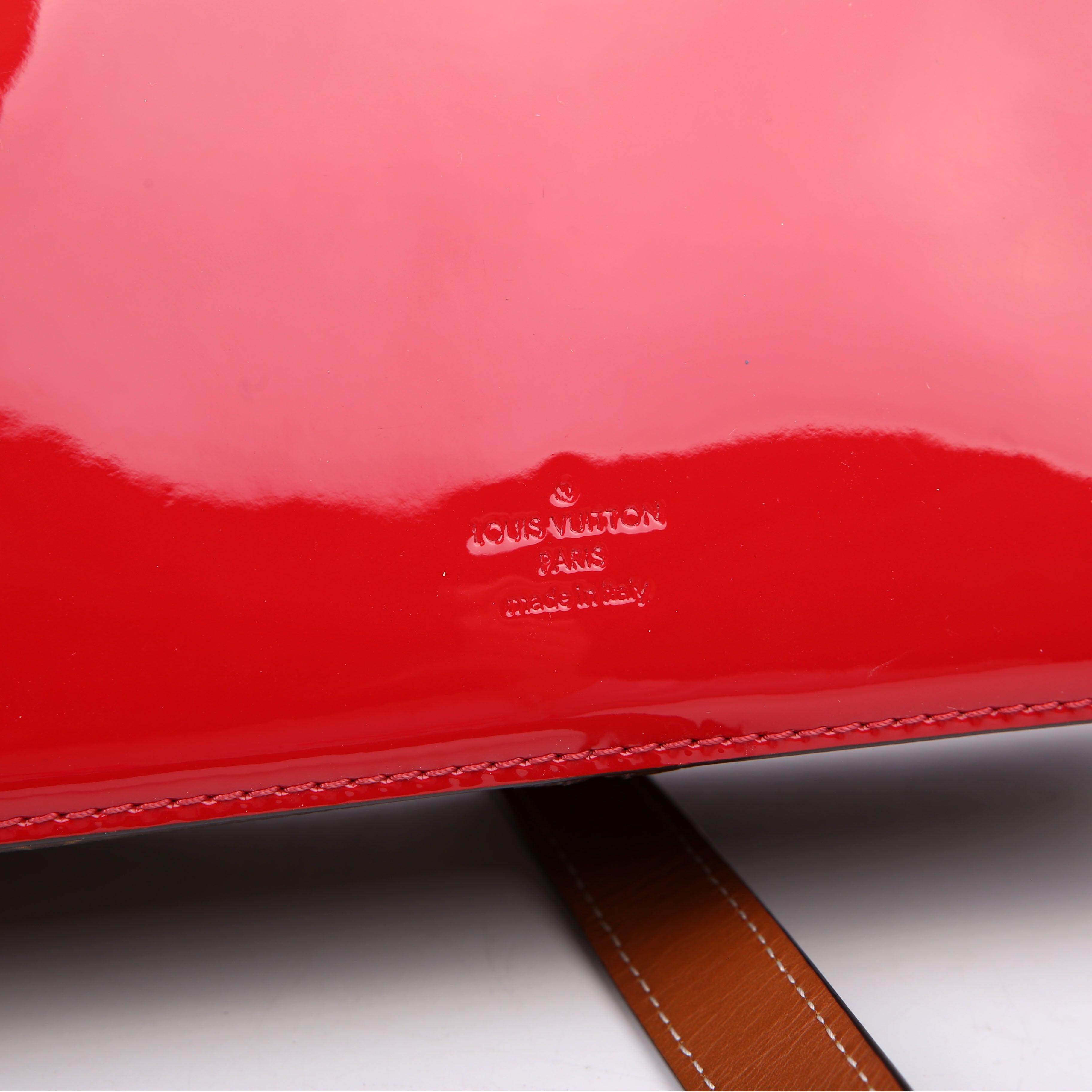Cherrywood BB Patent/Monogram Red