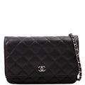 WOC Classic Quilted Caviar Black