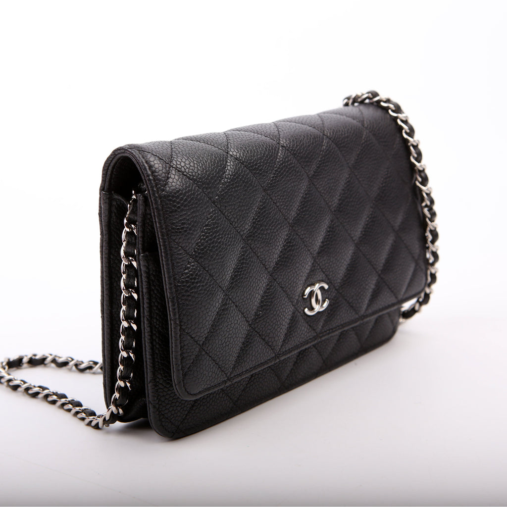 WOC Classic Quilted Caviar Black