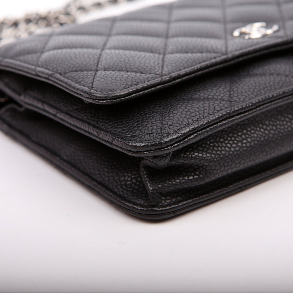 WOC Classic Quilted Caviar Black