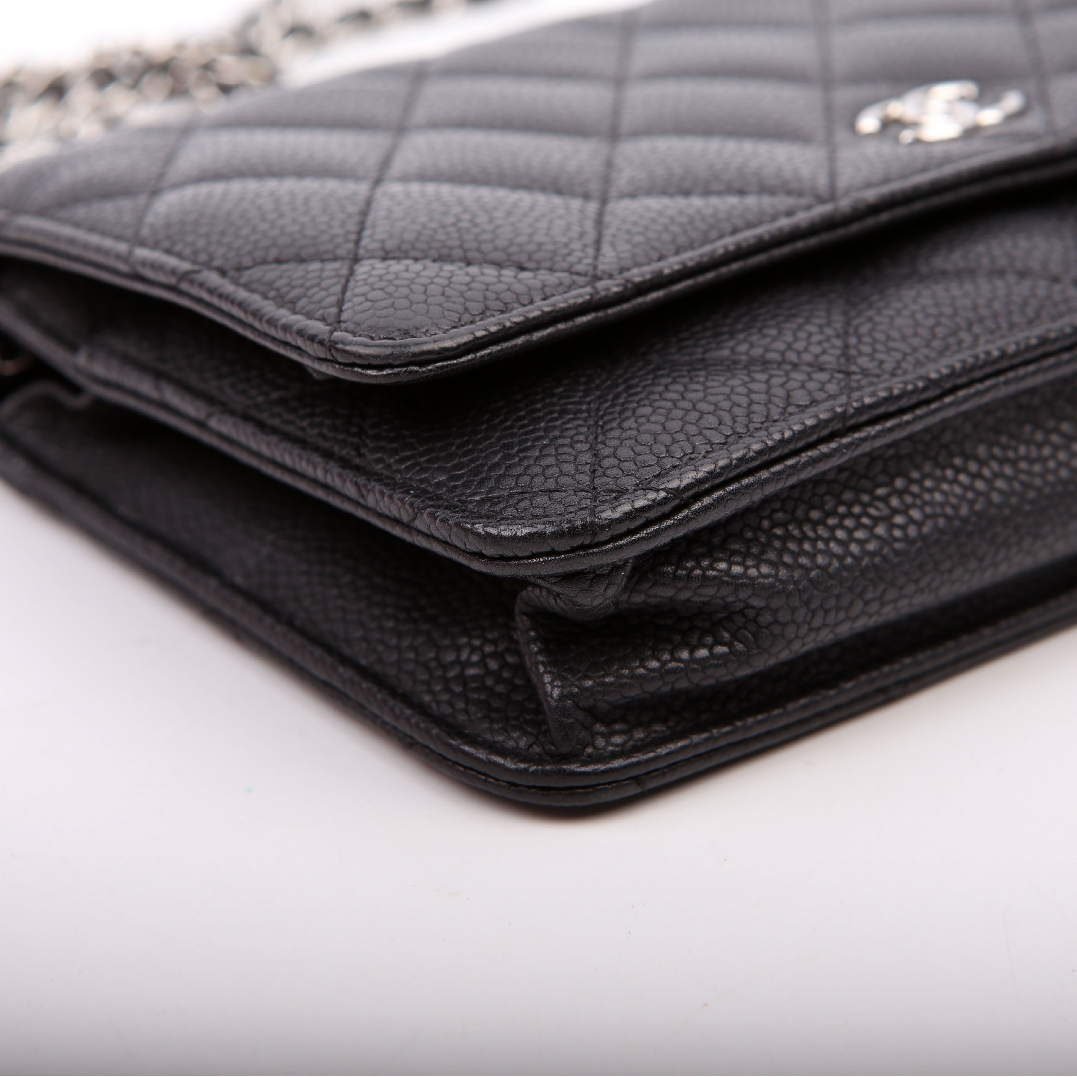 WOC Classic Quilted Caviar Black