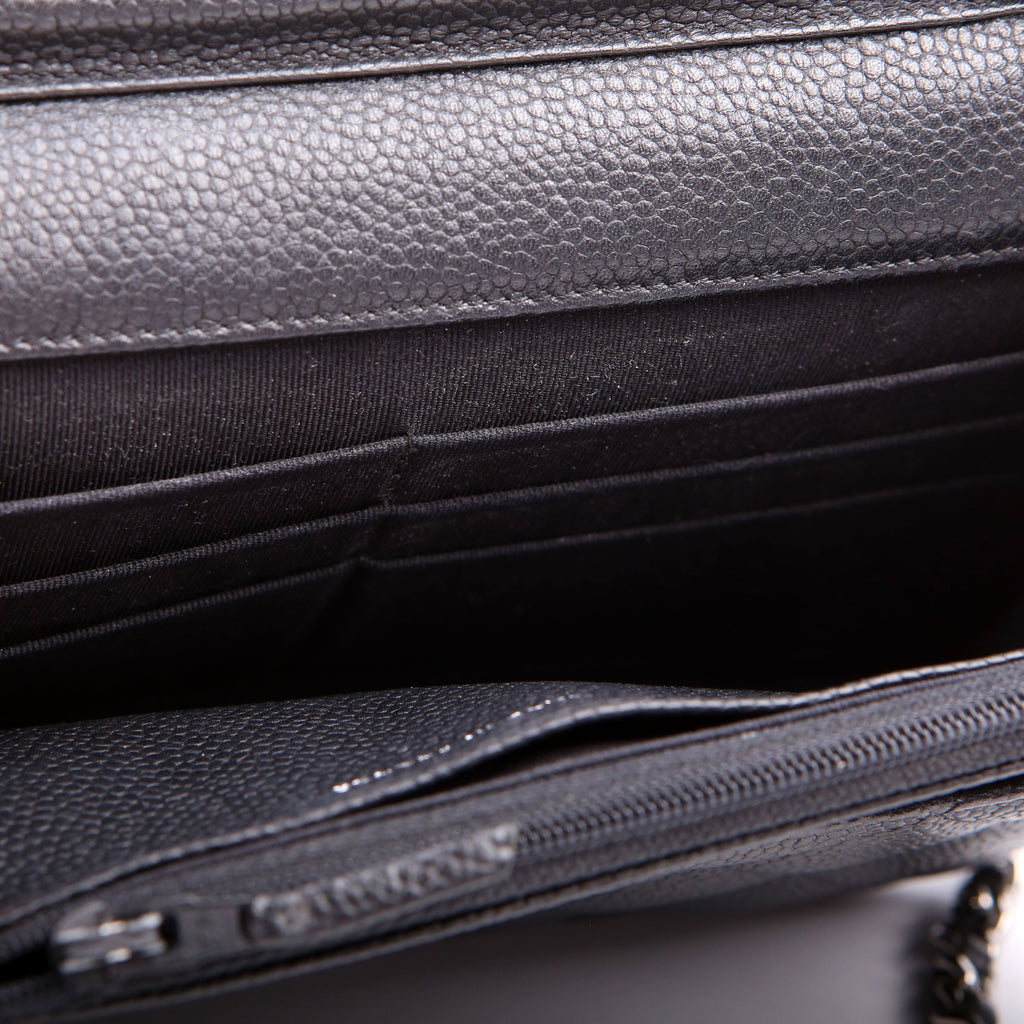 WOC Classic Quilted Caviar Black