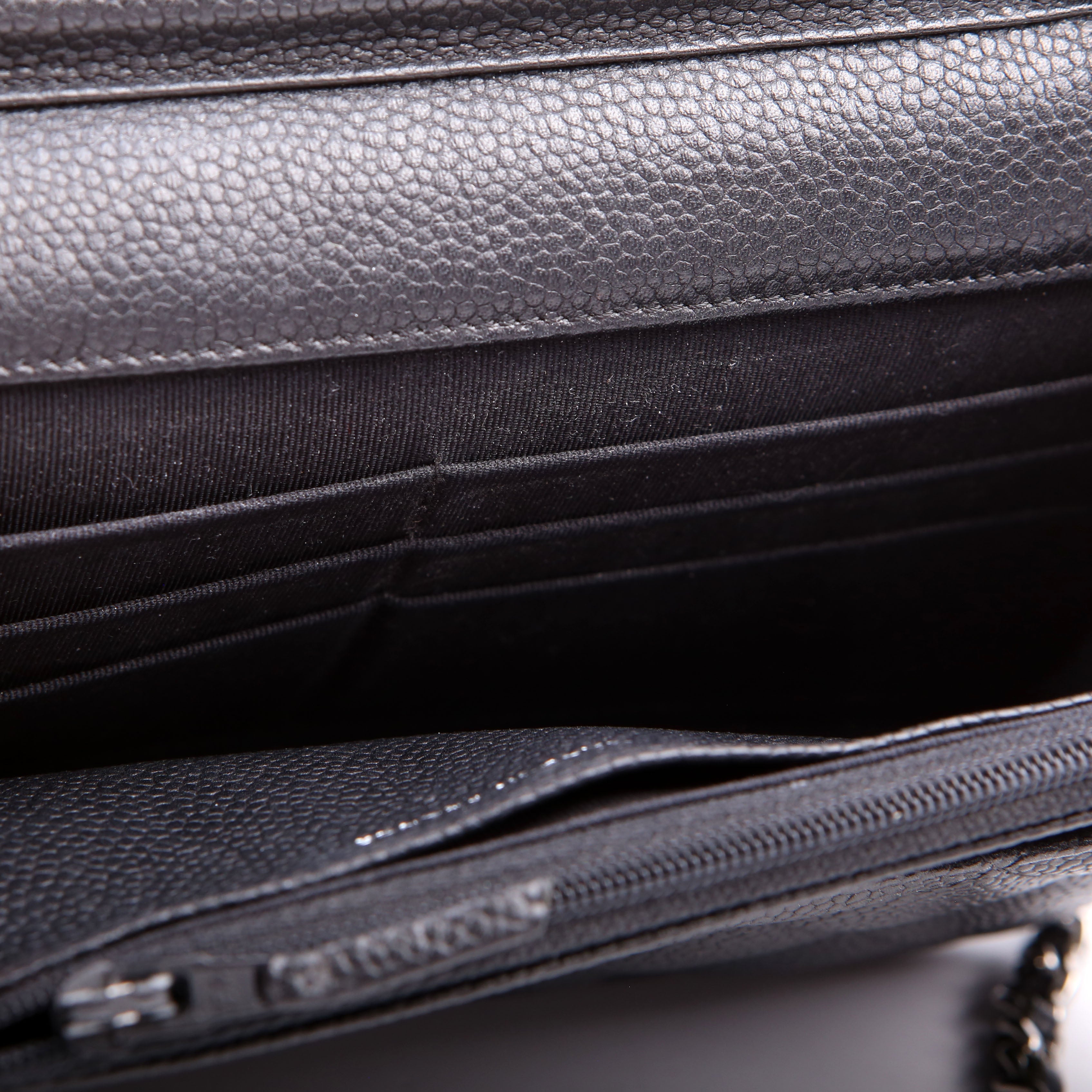 WOC Classic Quilted Caviar Black