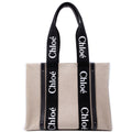 Woody Ribbon Tote Medium Black