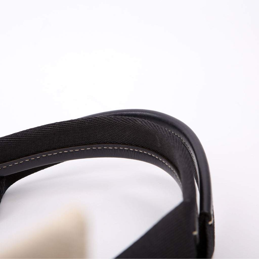 Woody Ribbon Tote Medium Black