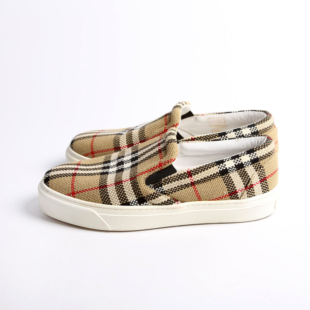 Check Slip On Sneakers Size 37