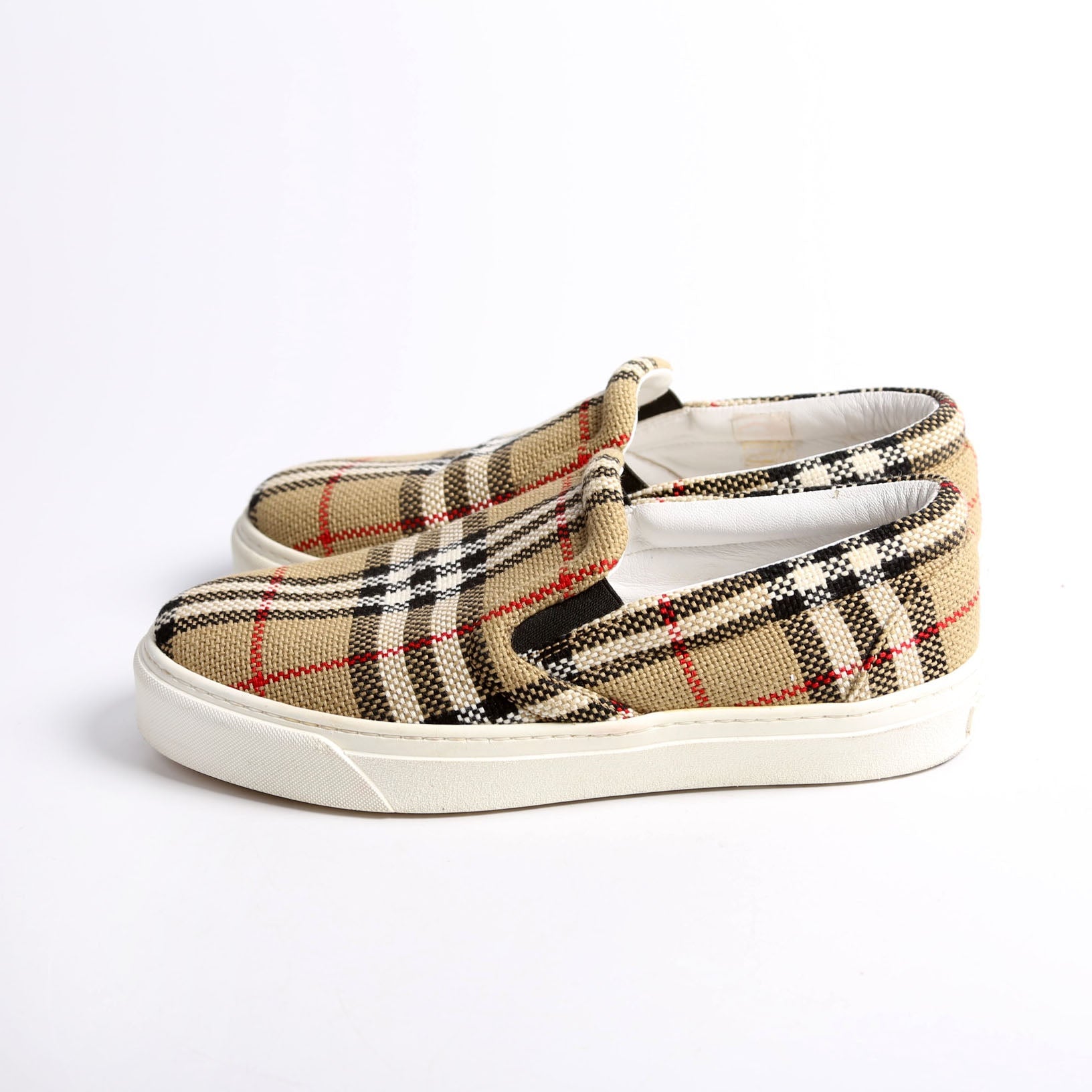 Check Slip On Sneakers Size 37