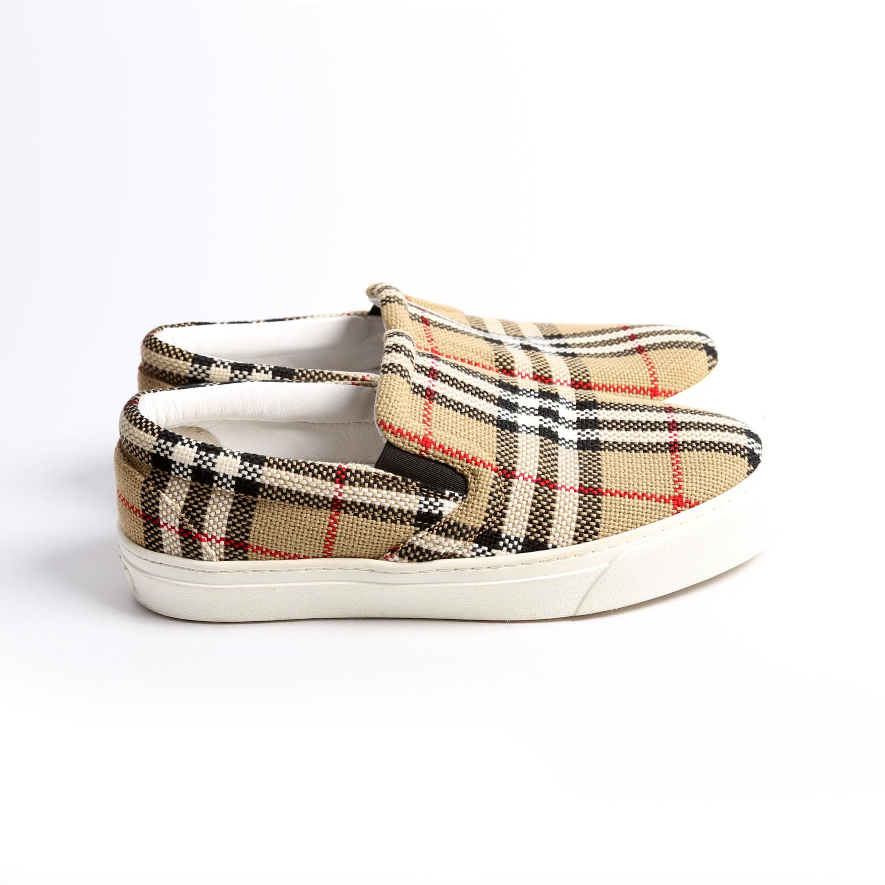 Check Slip On Sneakers Size 37