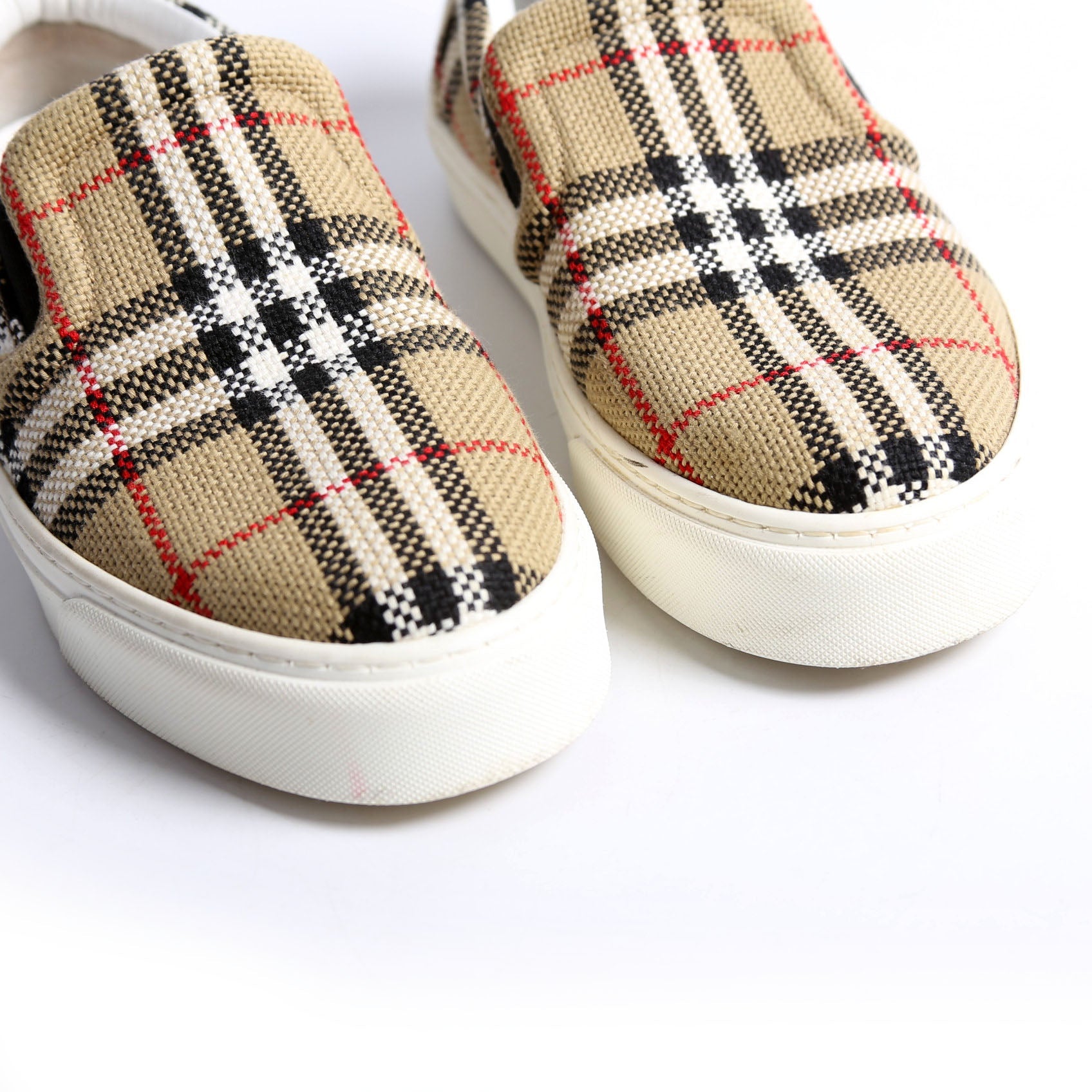 Check Slip On Sneakers Size 37